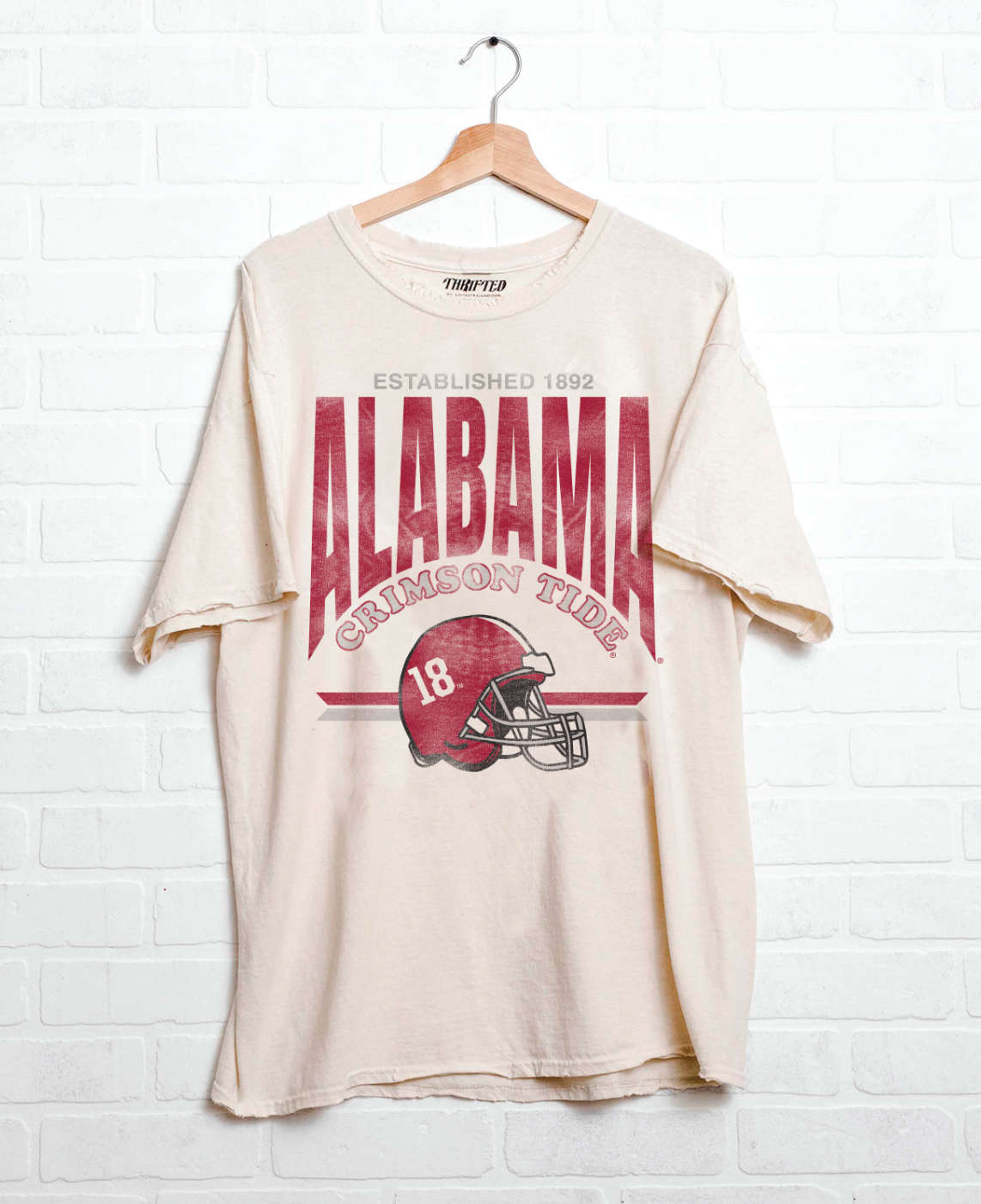 LL | Bama Crimson Thrifted Tee