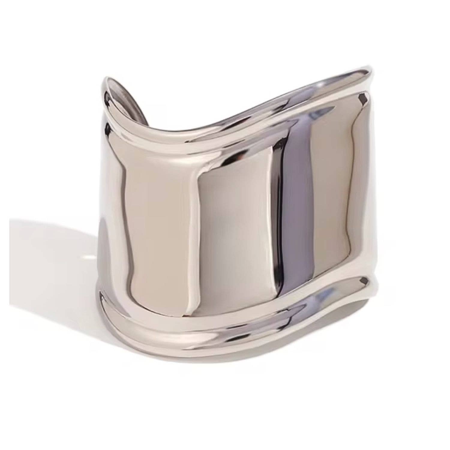 OL | Bold Statement Gold Cuff Bracelet
