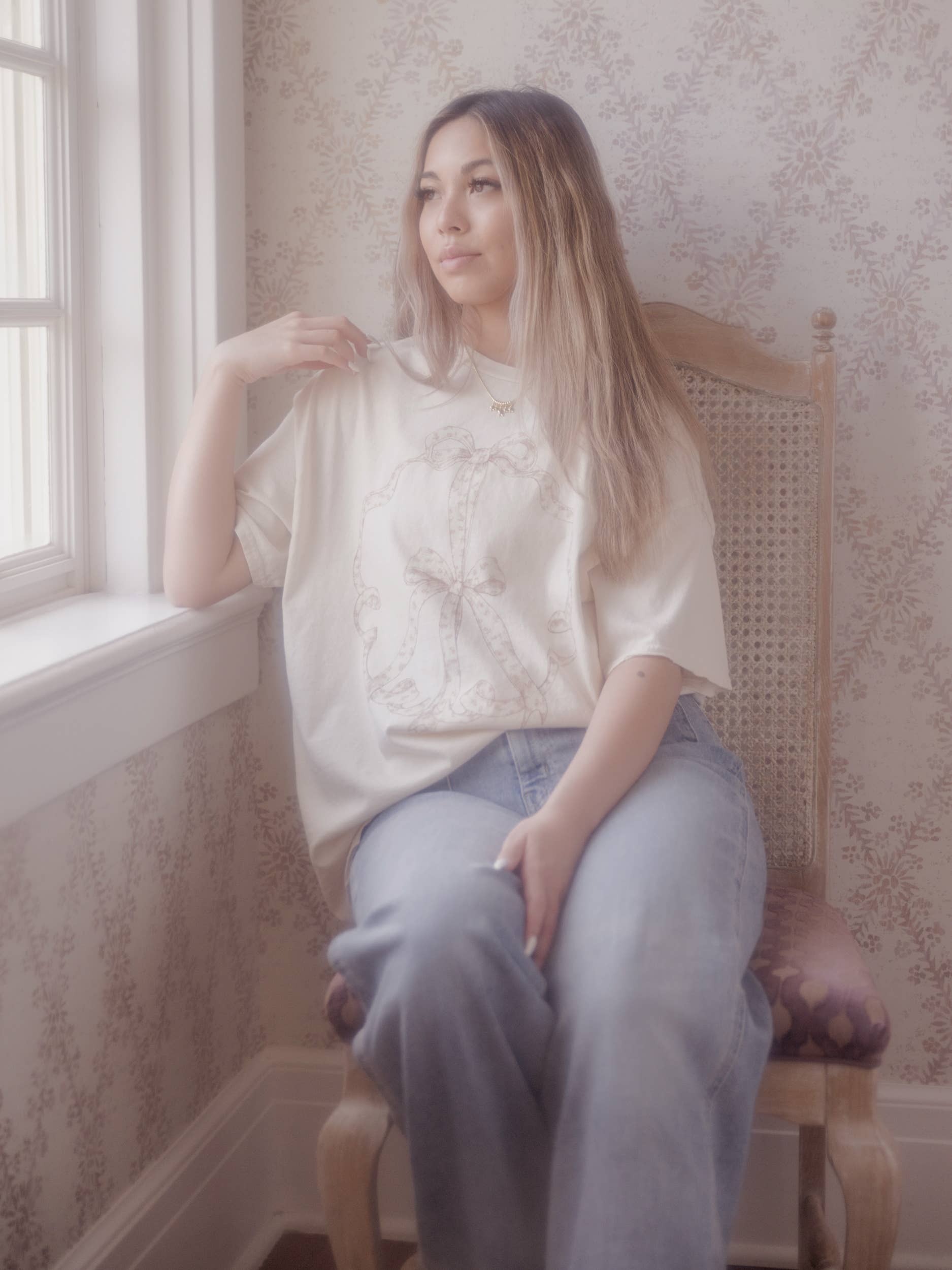 LL | Ditsy Floral Thrifted Graphic Tee