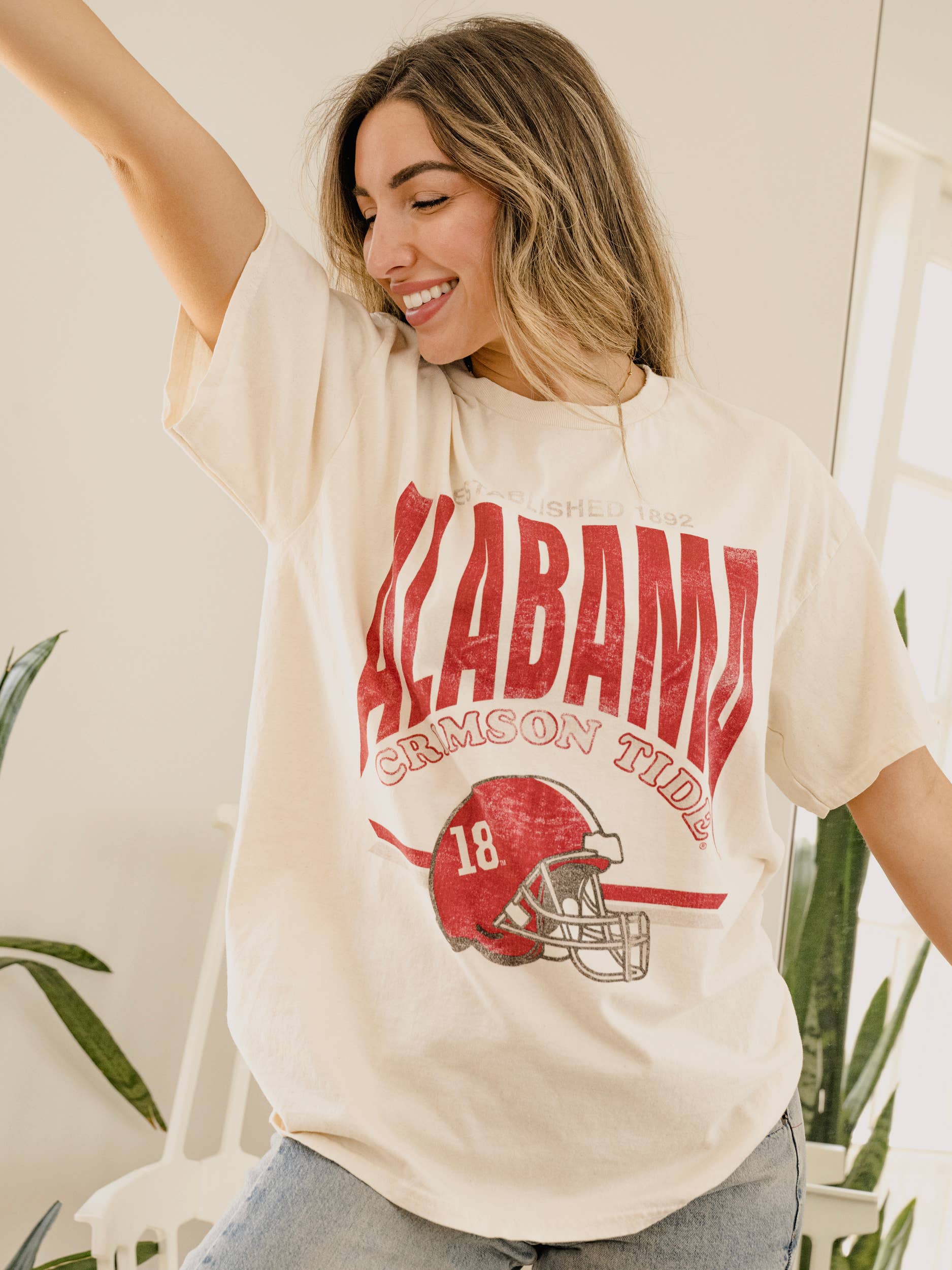 LL | Bama Crimson Thrifted Tee