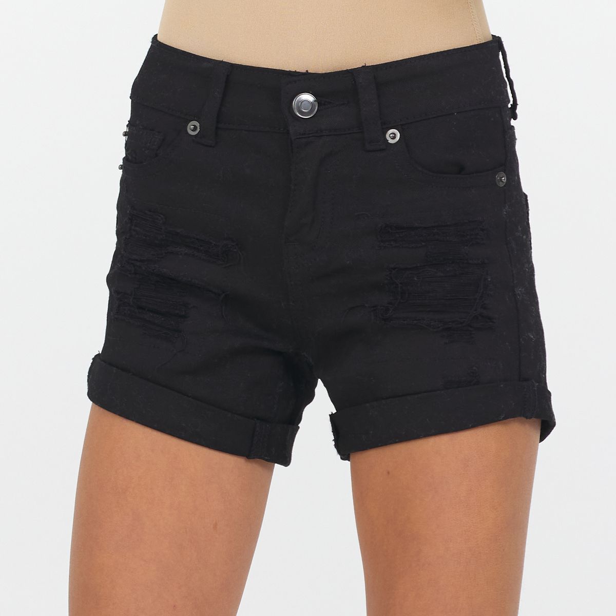 VH |  TWEEN | TEEN | Black Denim Shorts