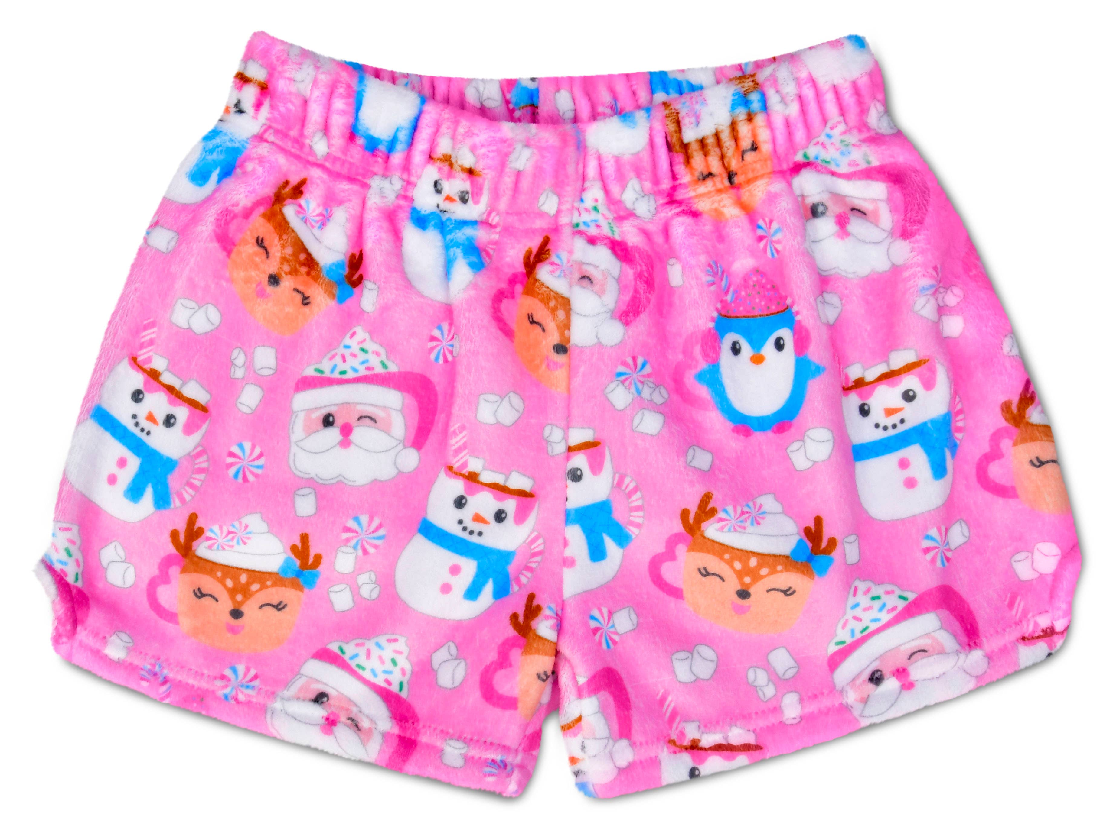 ISCRM | SIZE 10-12 MERRY MUGS PLUSH SHORTS