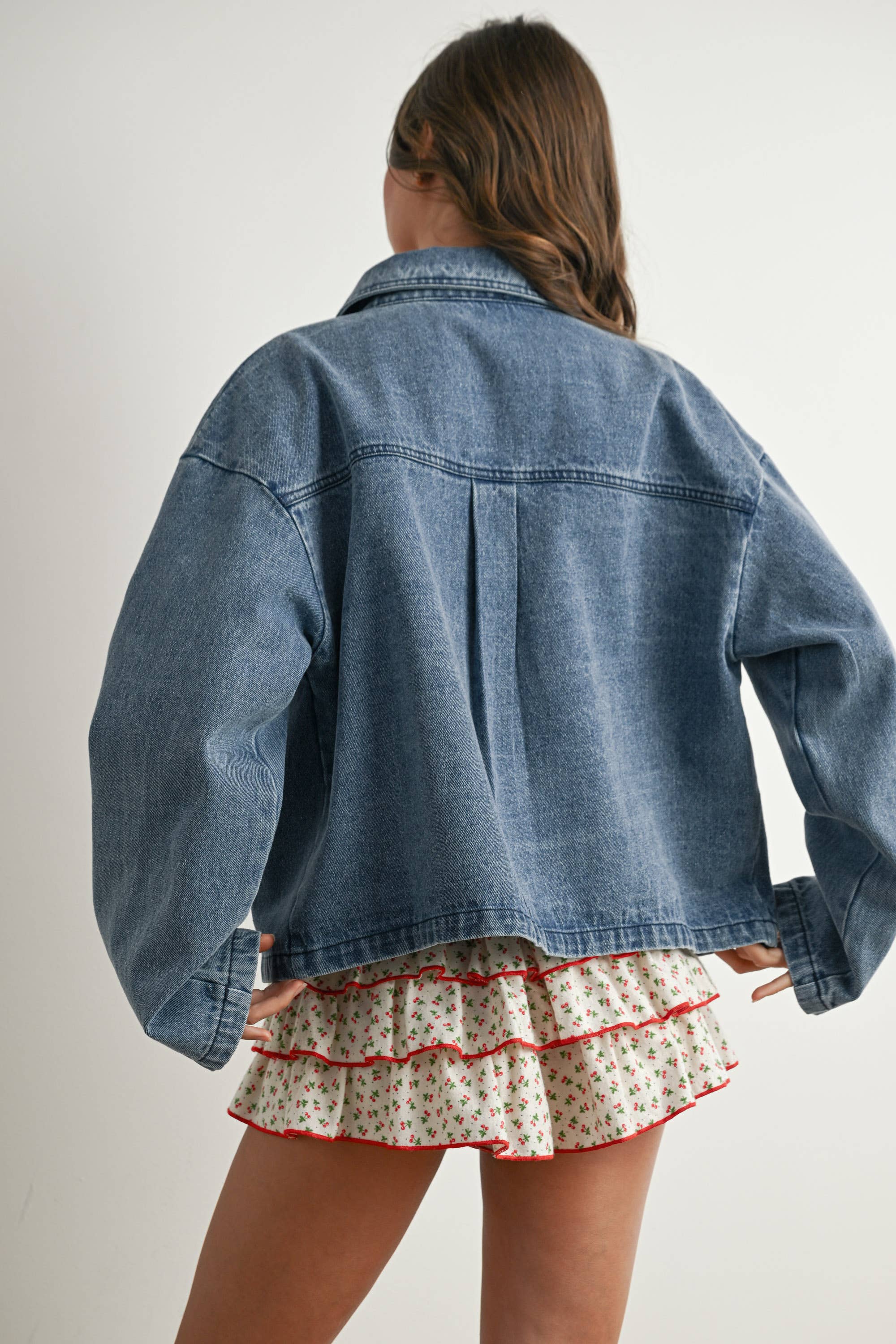 BM | TEEN | WOMENS |  Jean Jacket Button Down