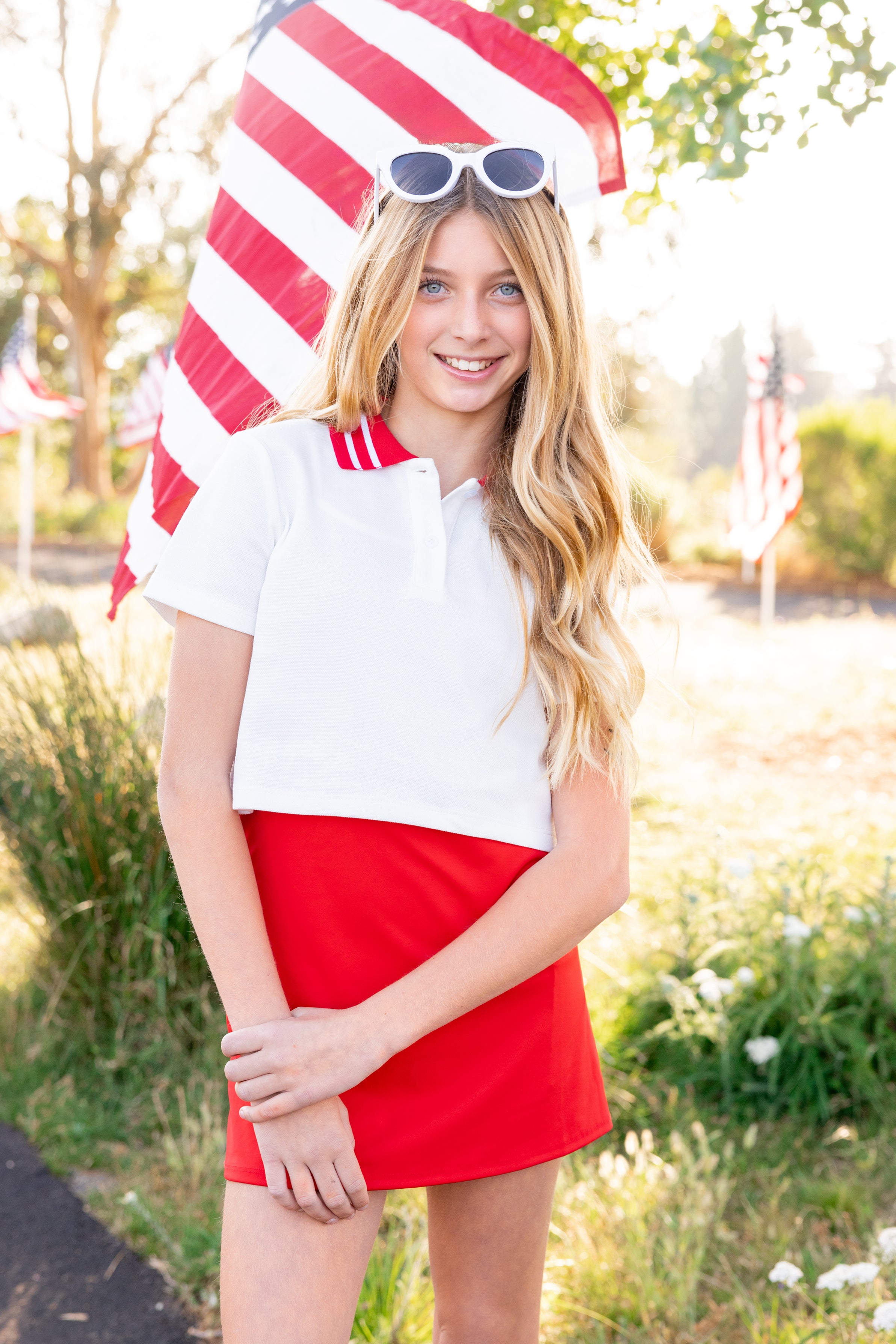 Preppy fourth of july look for tween and teen girls from leypop shoppe newport beach online teen boutique coming soon