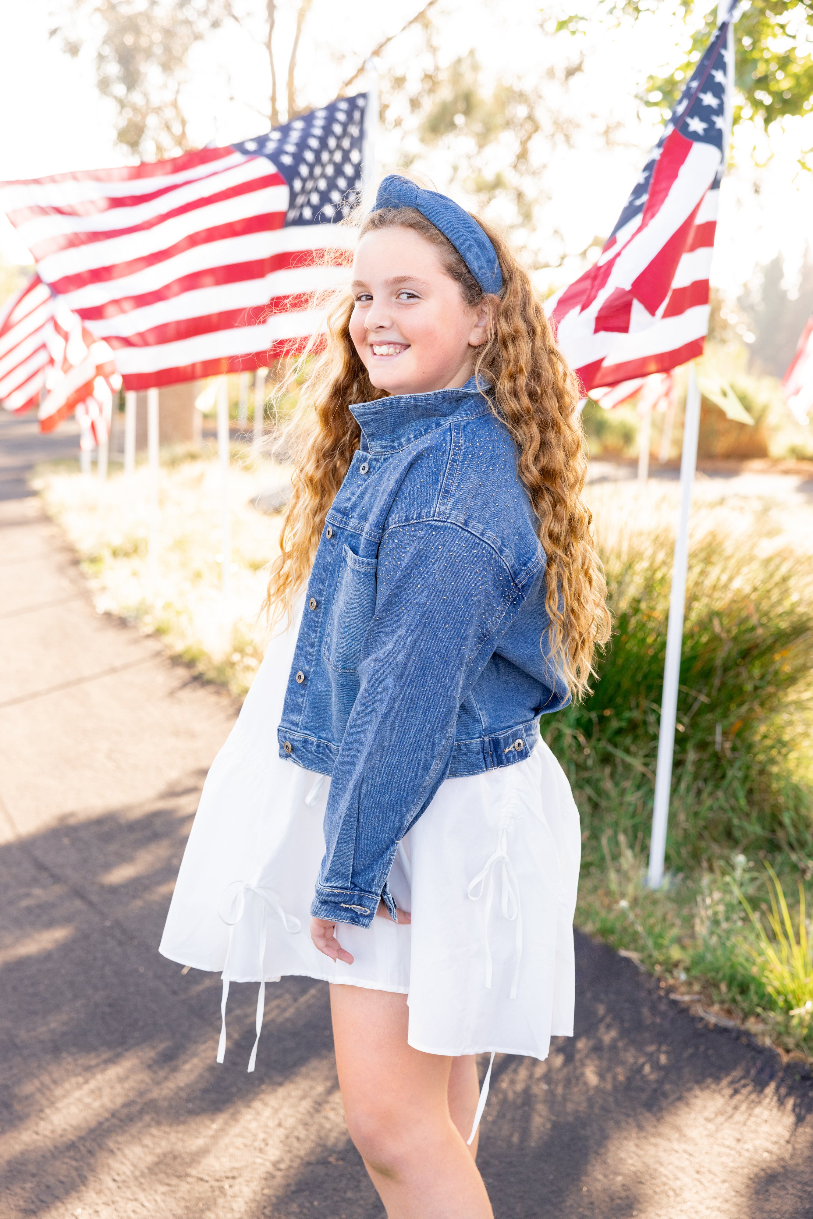 T | Patch Pocket Stud Denim Jacket