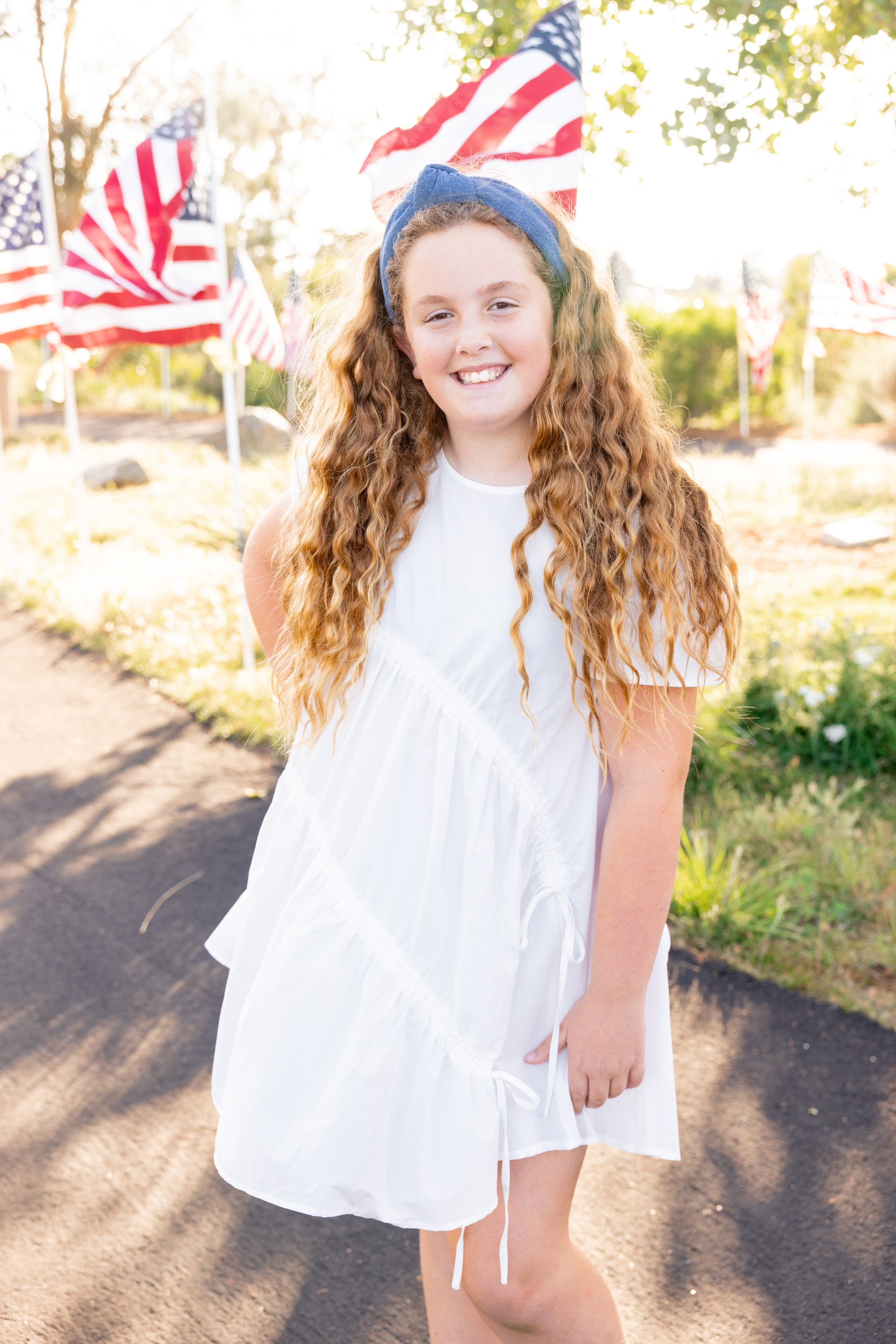 White flowy dress for summer from leypop shoppe newport beach ca online tween and teen boutique