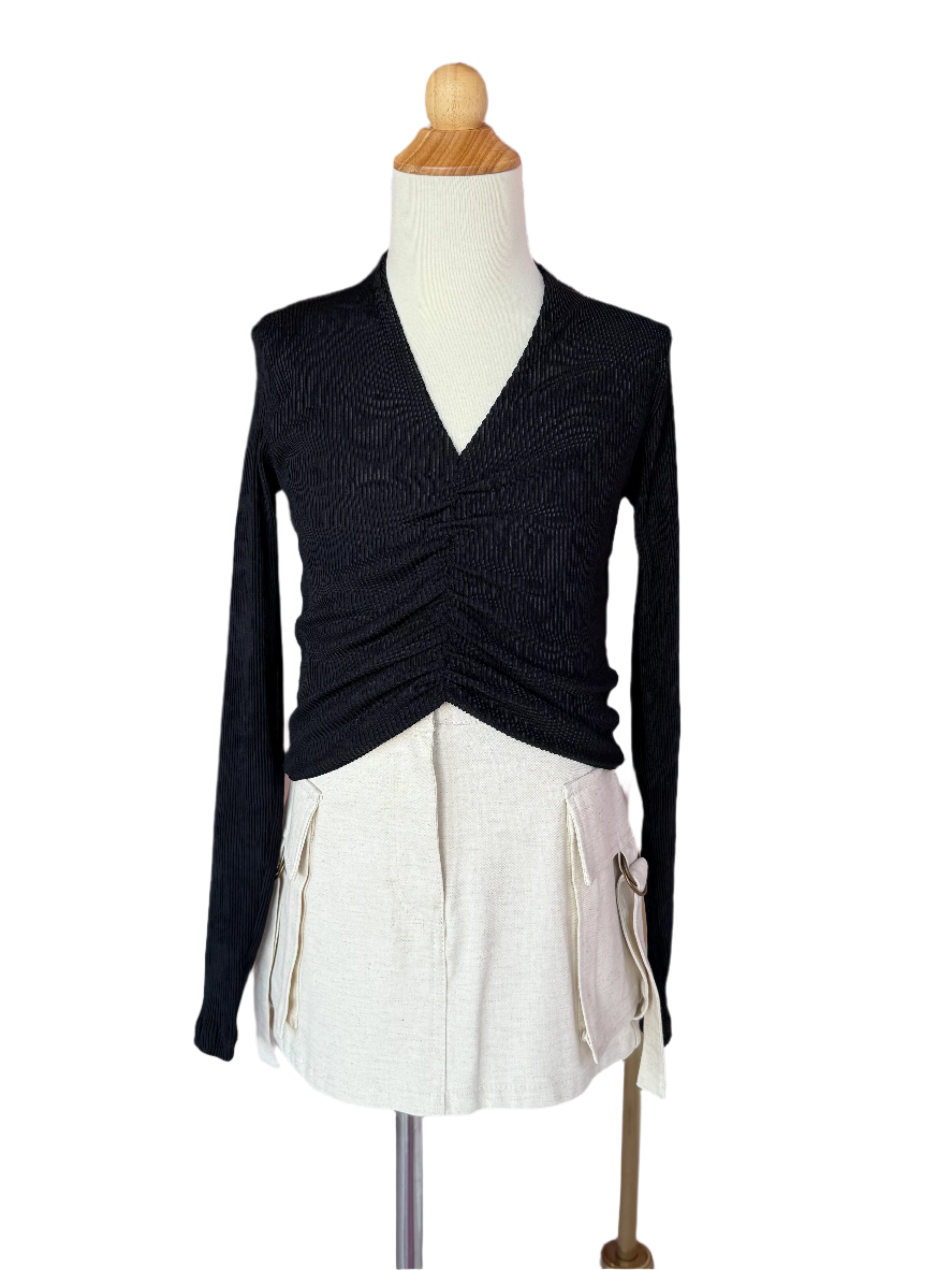 IS | Military Beige Skirt