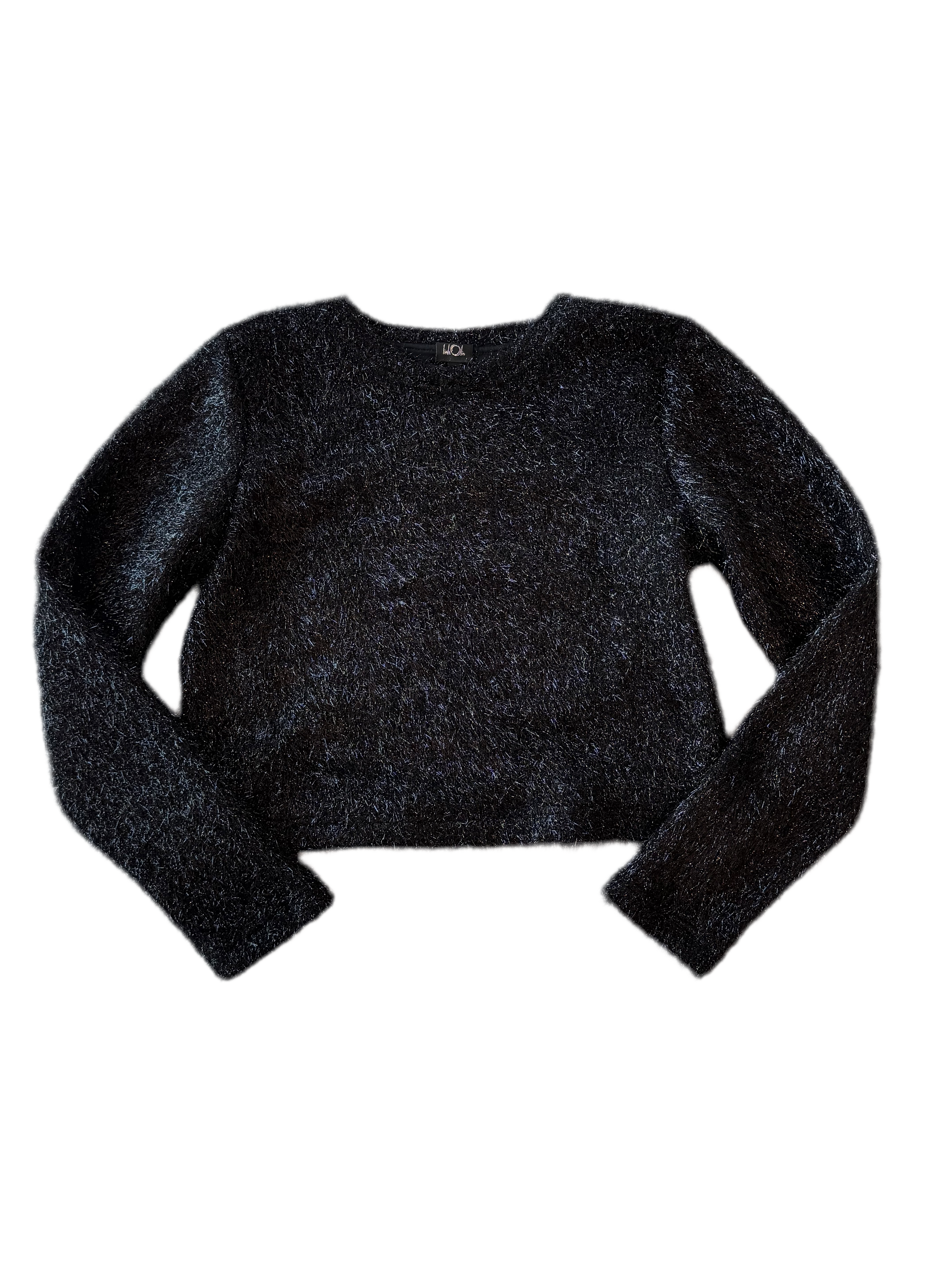 HB | Black Fuzzy Sweater