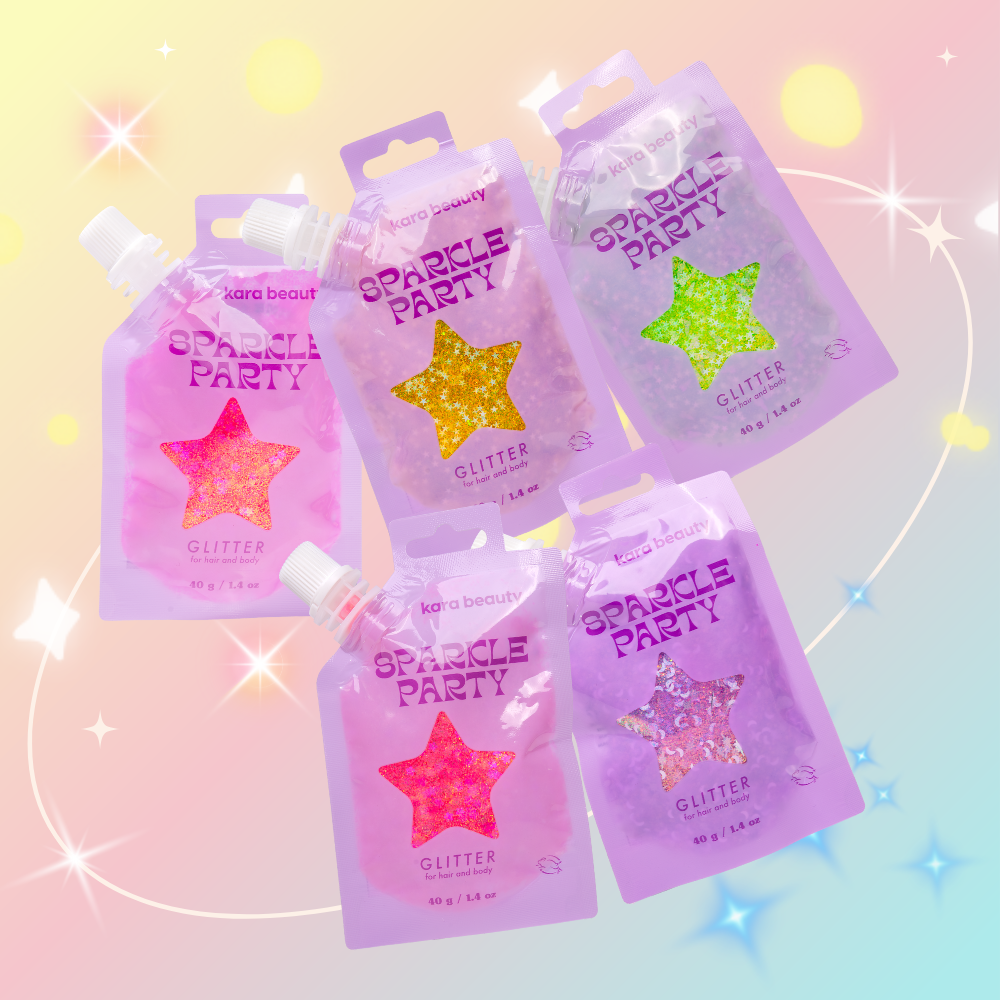 SPARKLE PARTY HAIR AND BODY GEL - SINGLE PACKS
