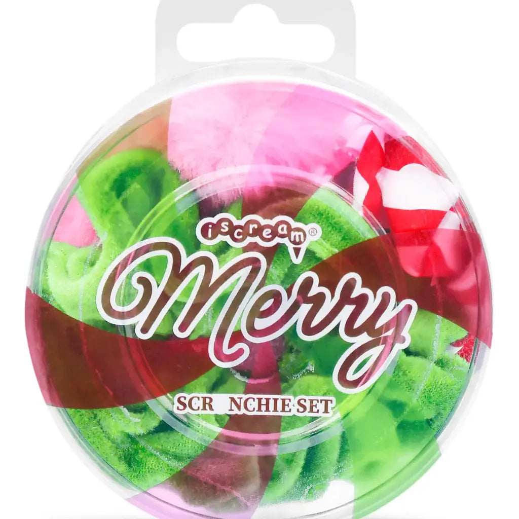 ISCRM | MERRY ORNAMENT SCRUNCHIE SET