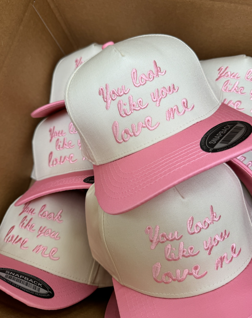 KC | You Look Like You Love Me - Pink Vintage Trucker Hat