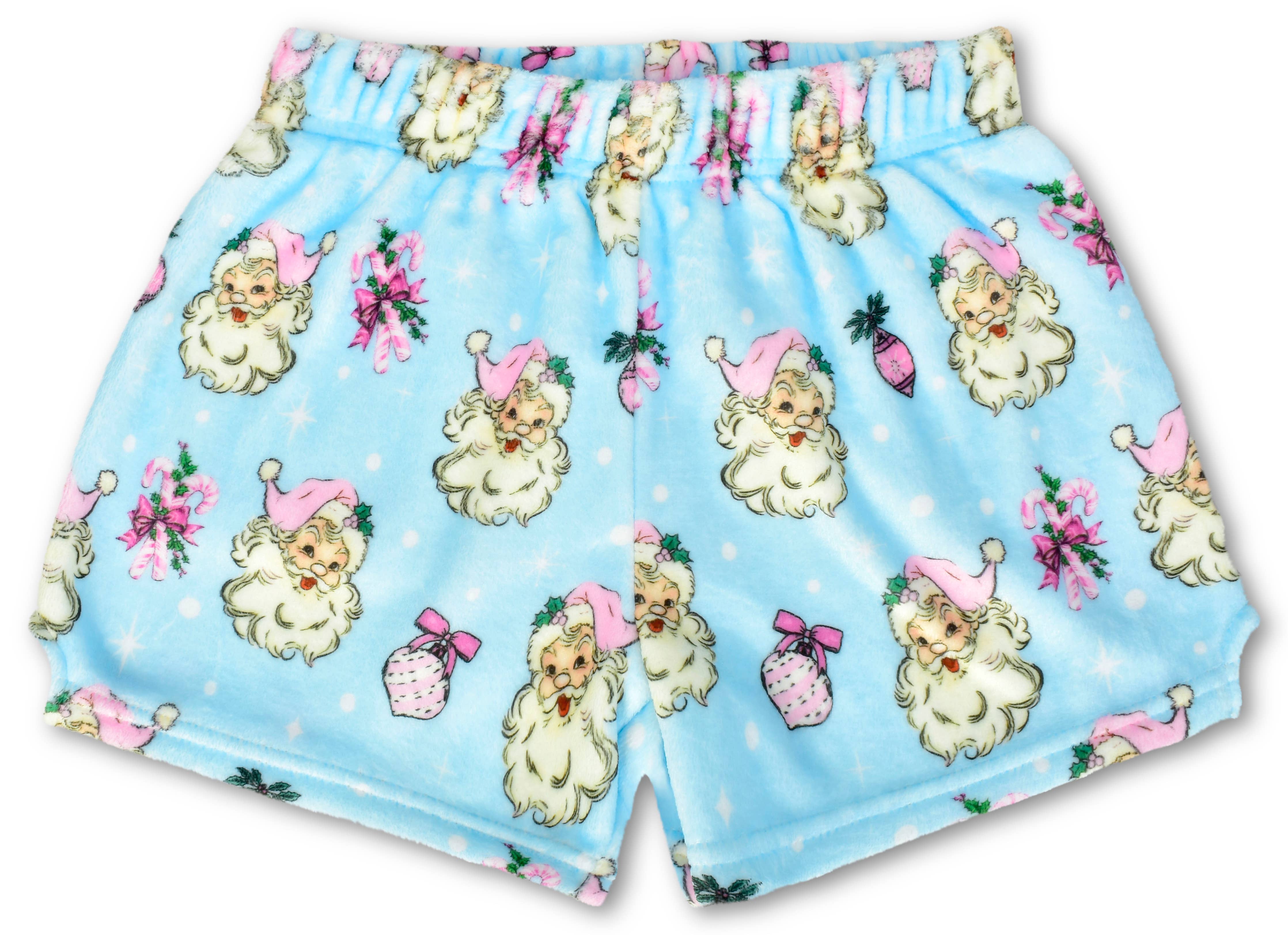 ISCRM | SIZE 10-12 SANTA'S FAVORITE PLUSH SHORTS