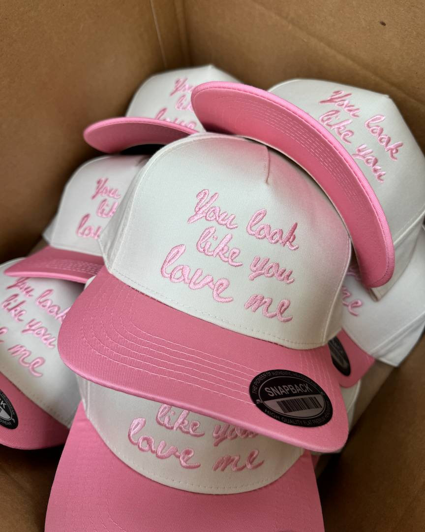 KC | You Look Like You Love Me - Pink Vintage Trucker Hat