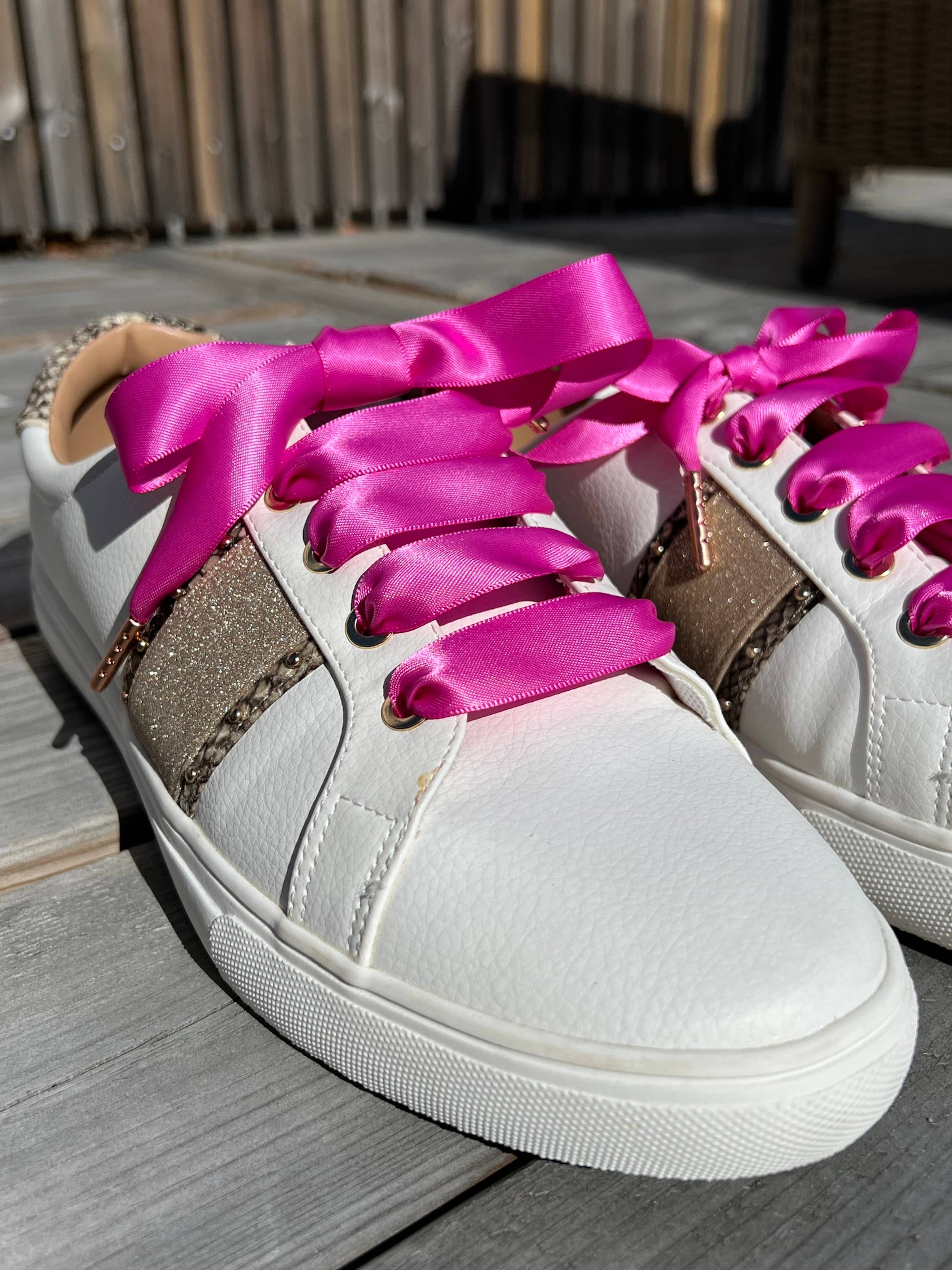 TSB | Pink Rose Silk - Shoelaces