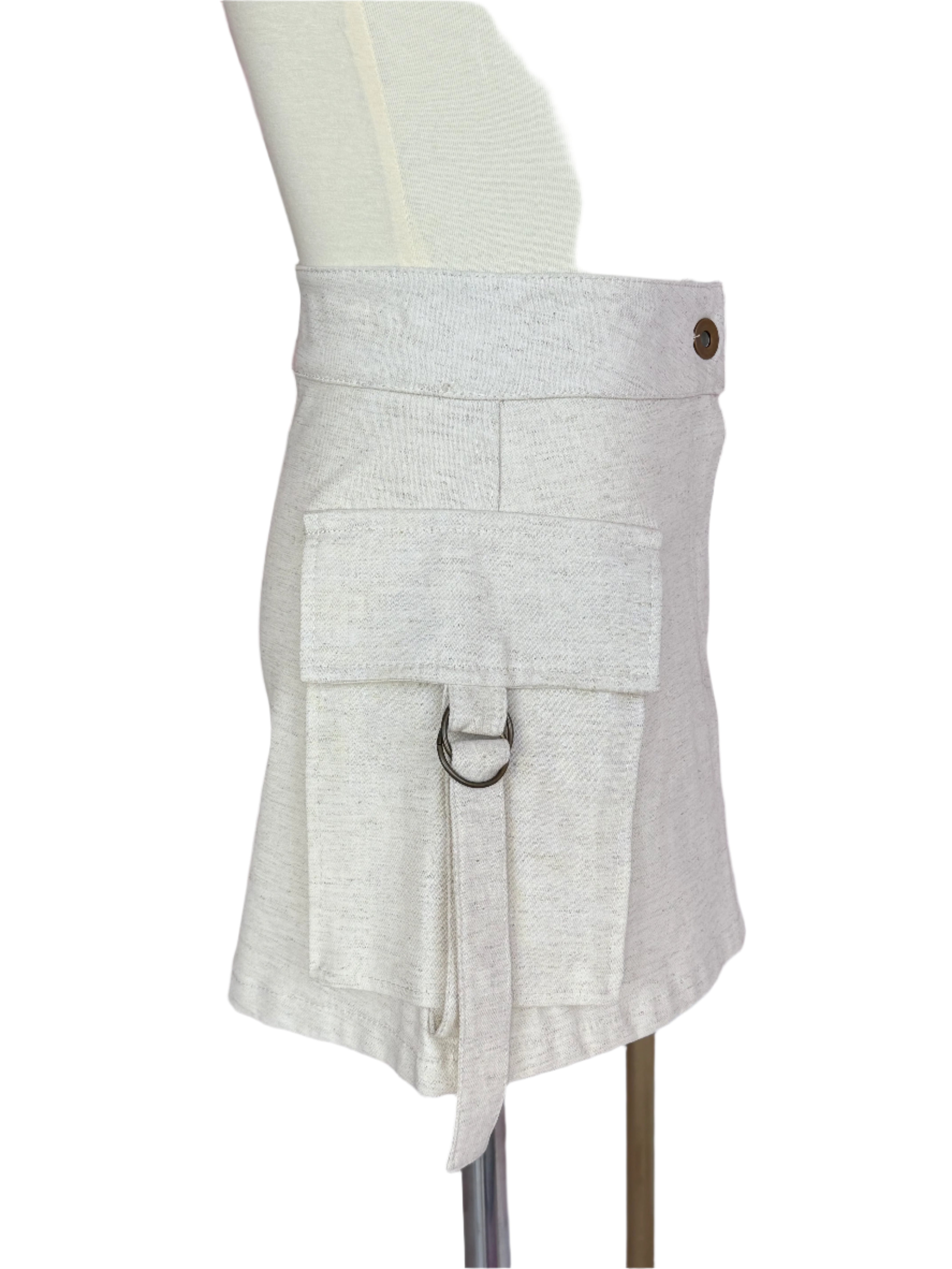 IS | Military Beige Skirt