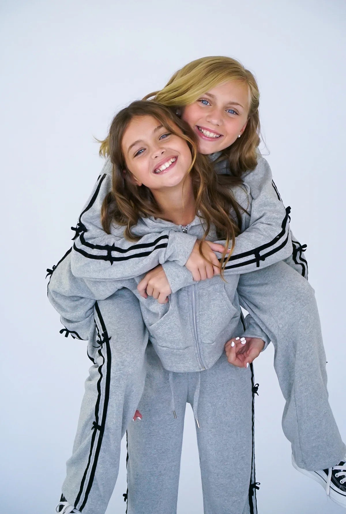 FBZ | Misty Grey with Black Bows Sweatpant