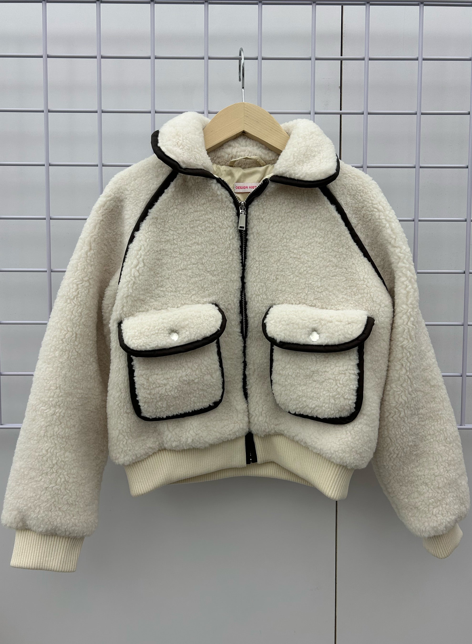 DH | Fleece Leather Trimmed Jacket