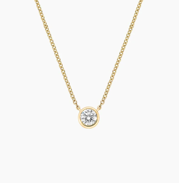 Fine Jewelry for teens, diamond necklace for teens, necklace for my girlfriend, necklace for my daughter, graduation present, lab diamonds for teens