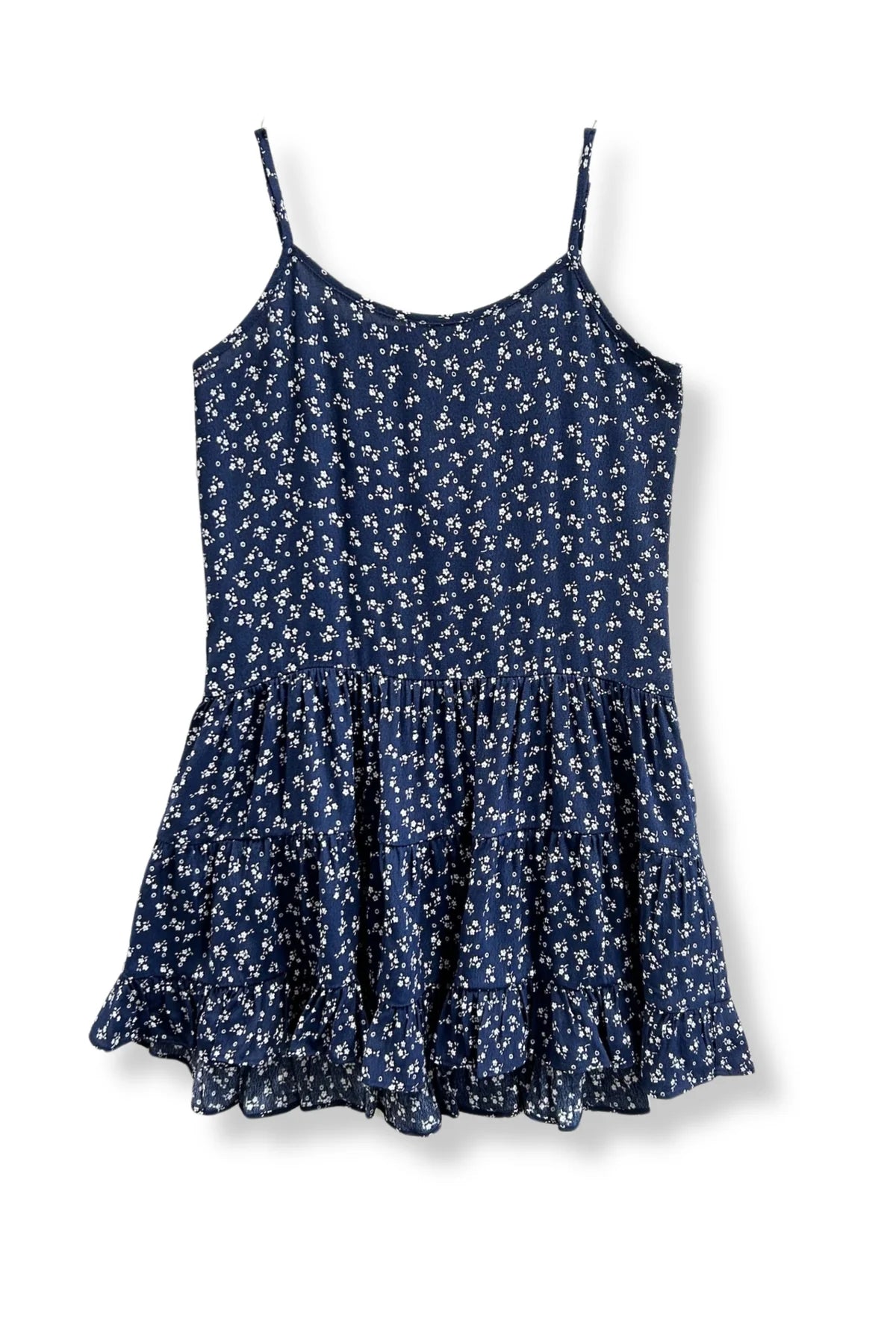 KJ | TWEEN | IRIS Dress Ev. Blue Ditsy