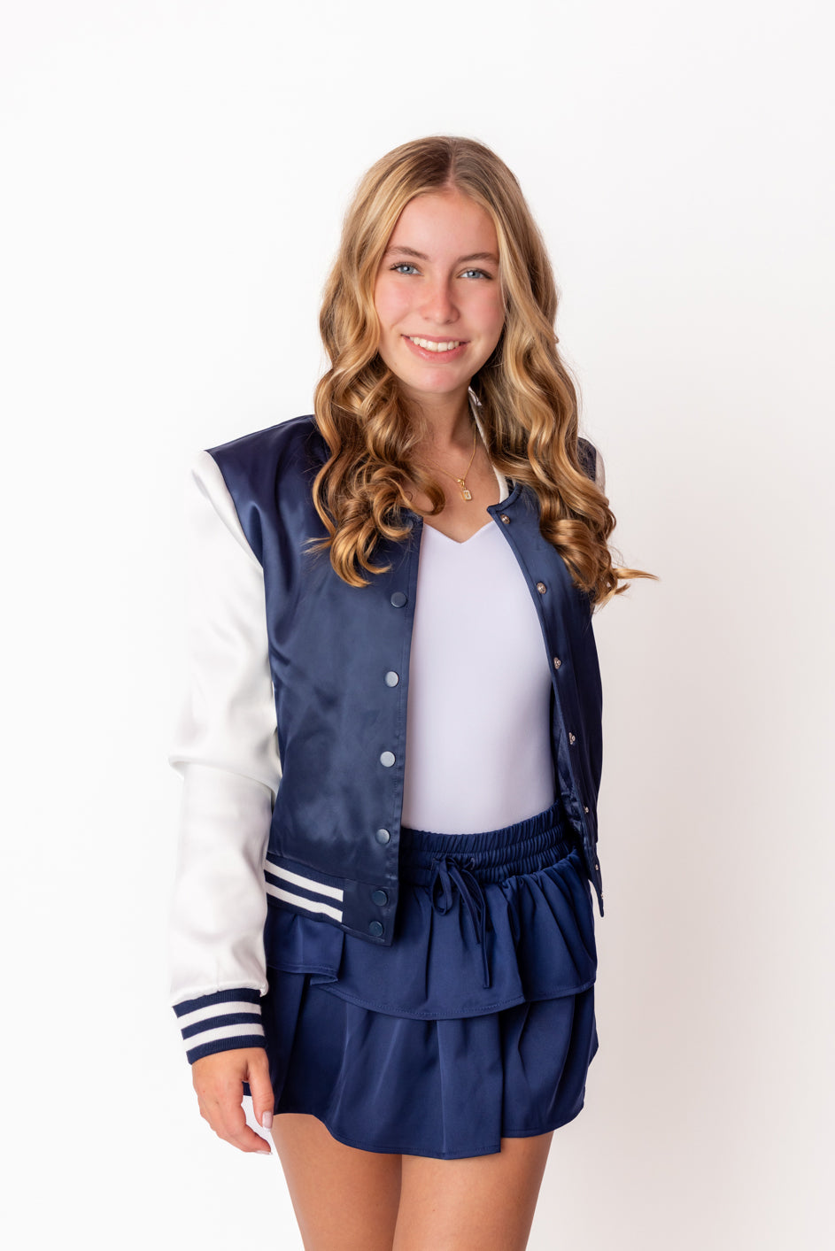 TH | Willow Satin Navy Skort