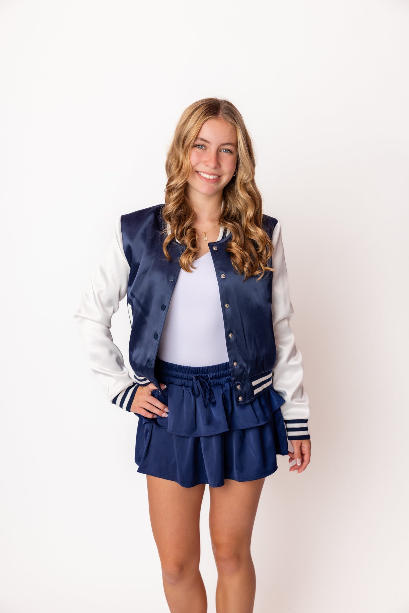 TH | Willow Satin Navy Skort