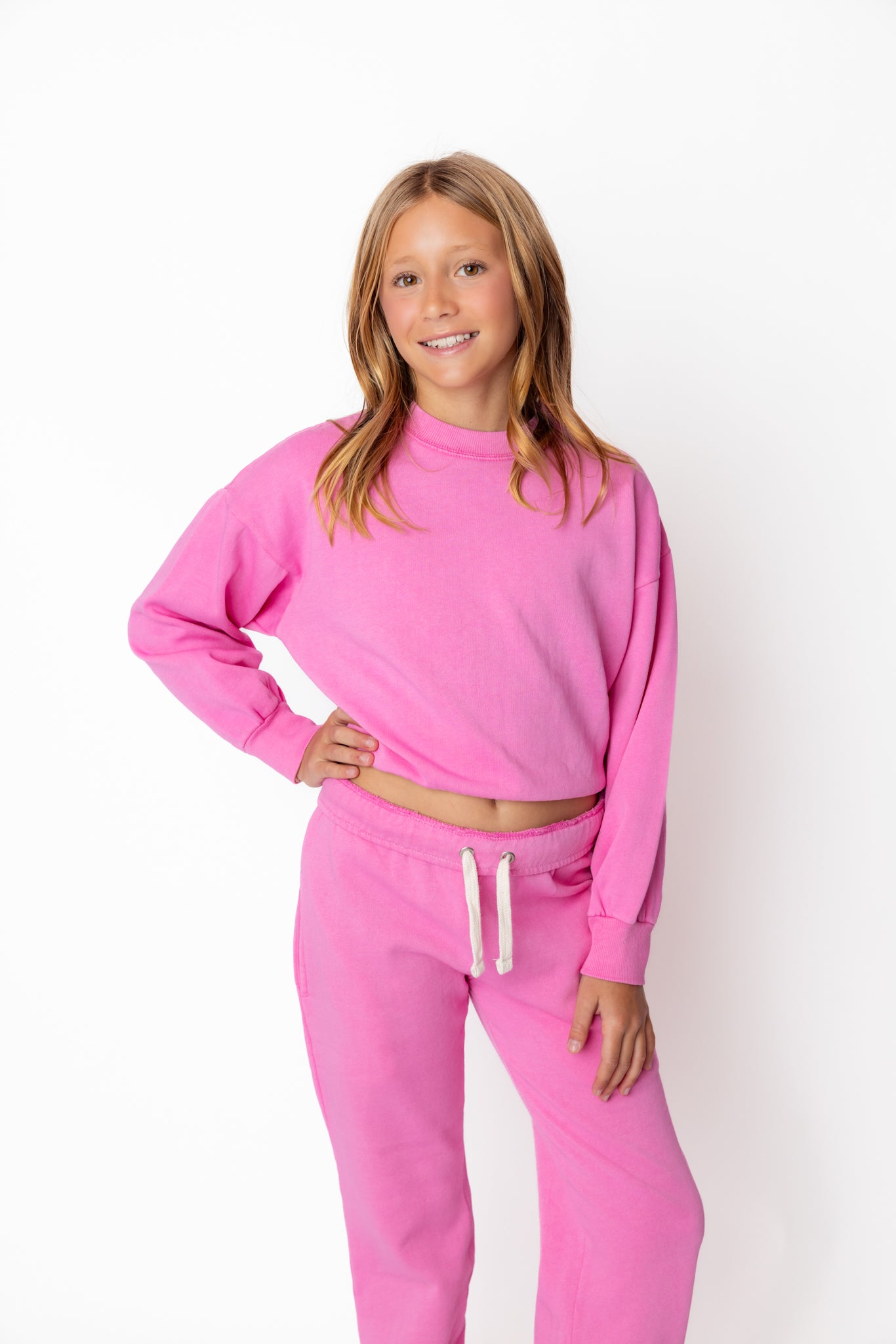 VH | Pink Washed Wide Leg Pant