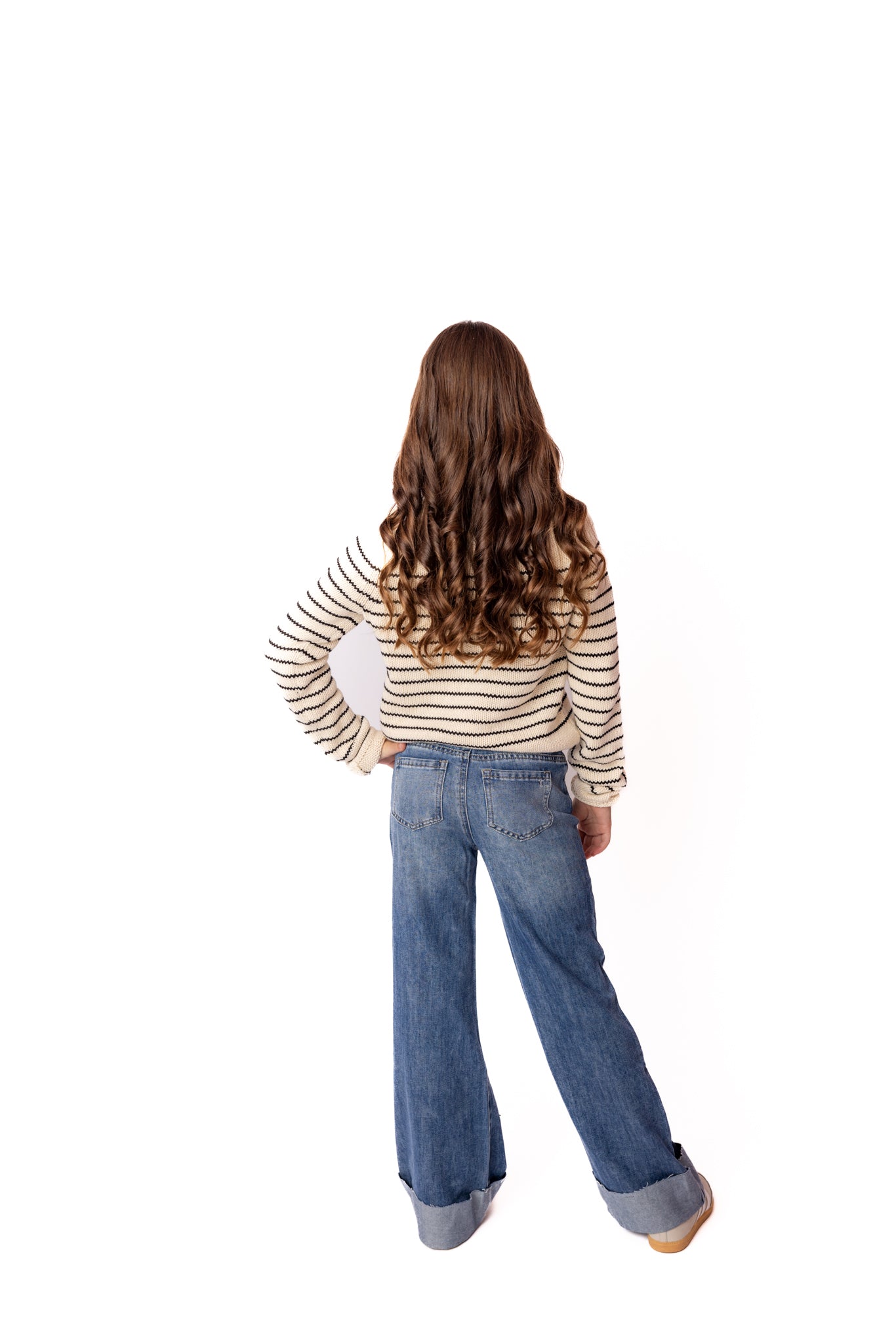 T | Wide Leg Jean with Cuff