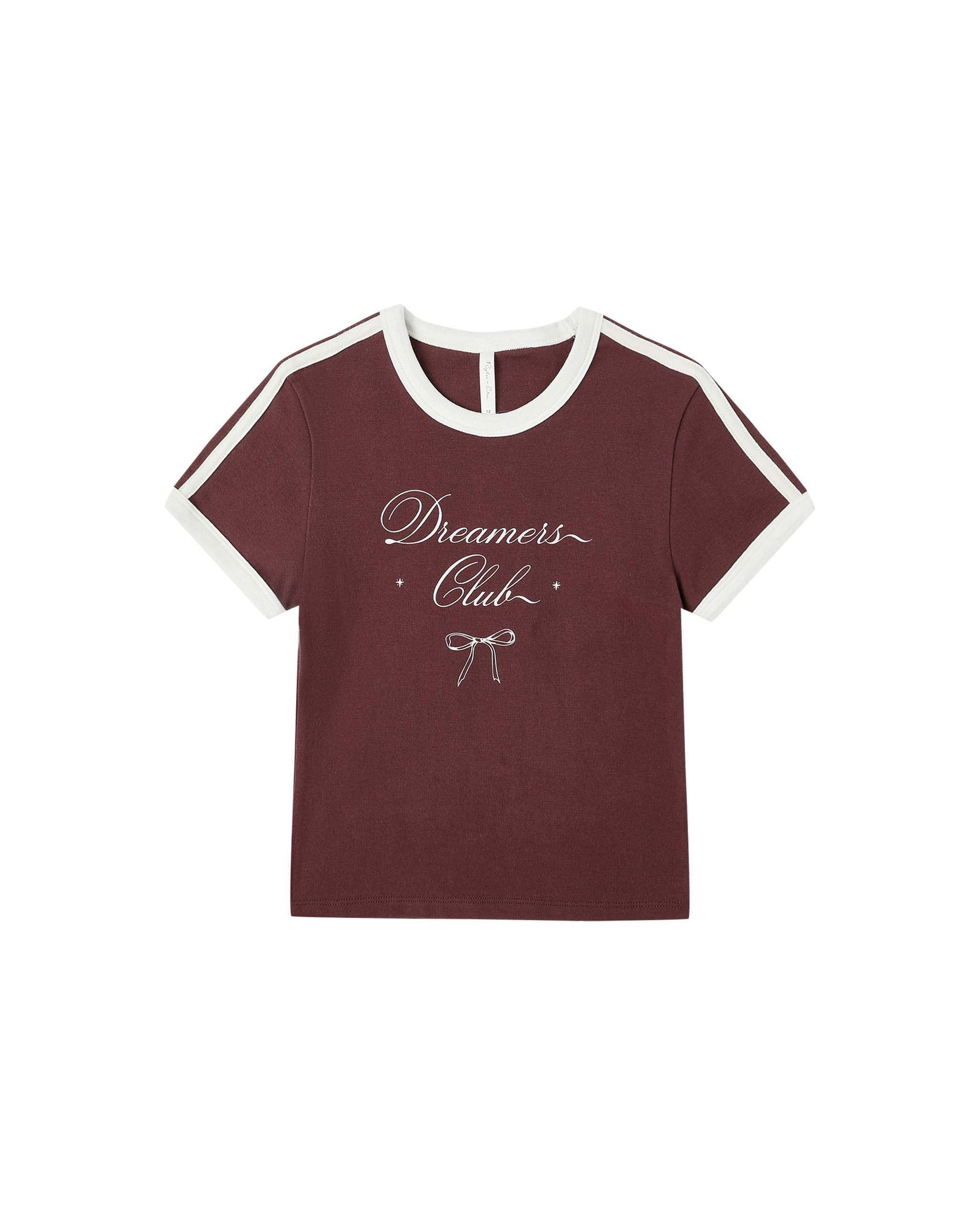 RC | Teen |Baby Tee Burgundy