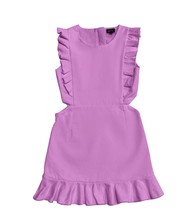 LO | Purple Cut Out Dress