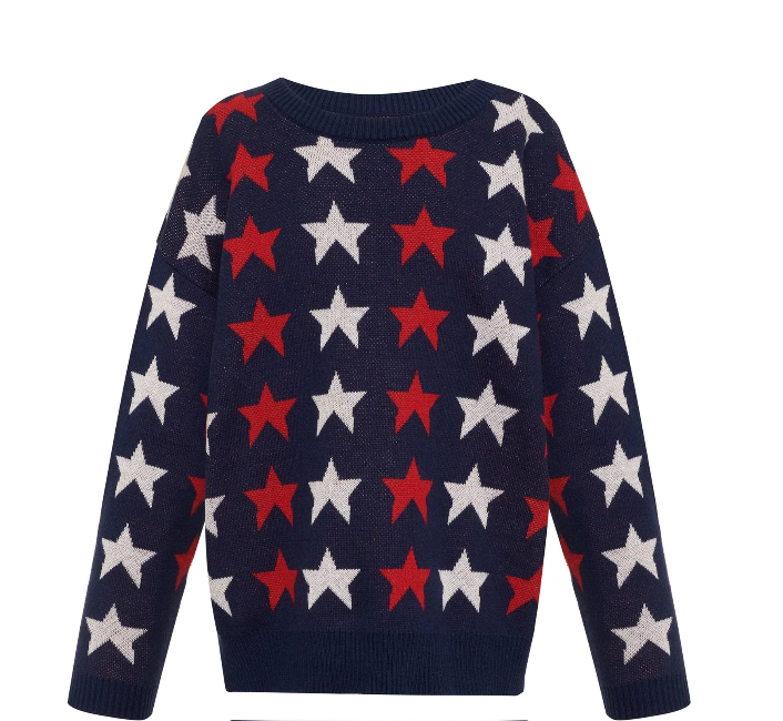 BR | TWEEN | LITTLE CALLIE SWEATER | AMERICANA STARS