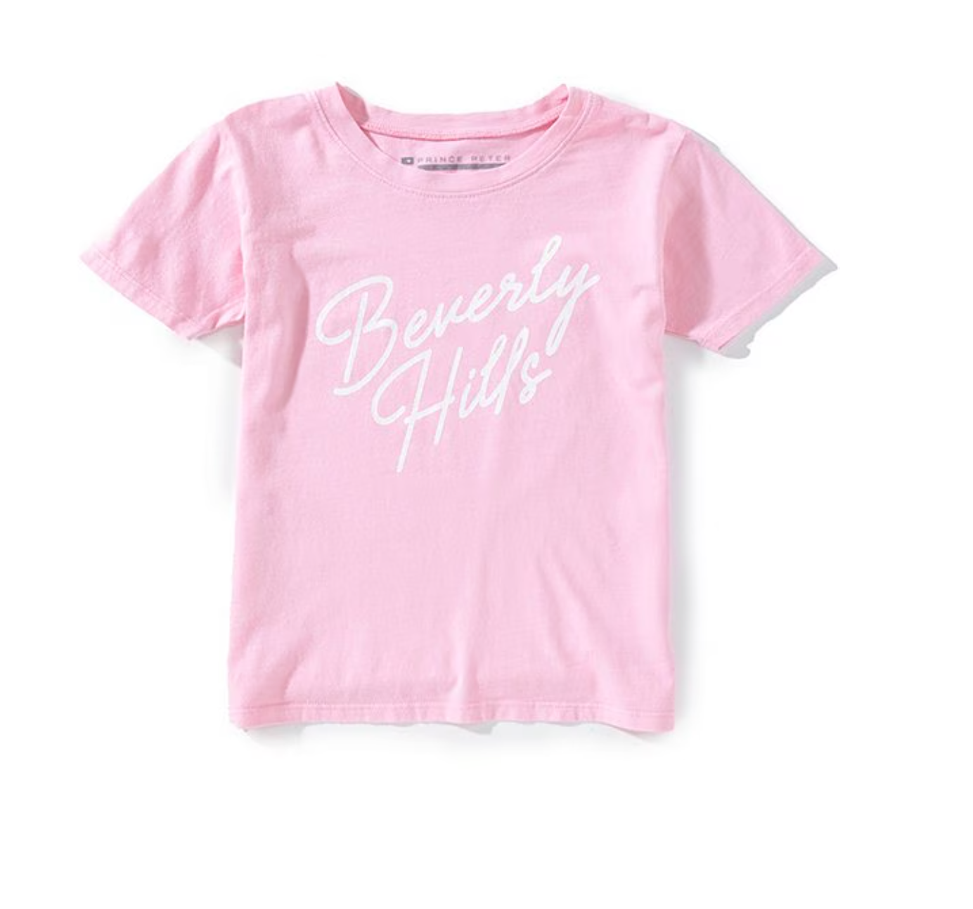 PP | Tween | Beverly Hills Script Oversized Crop Tee