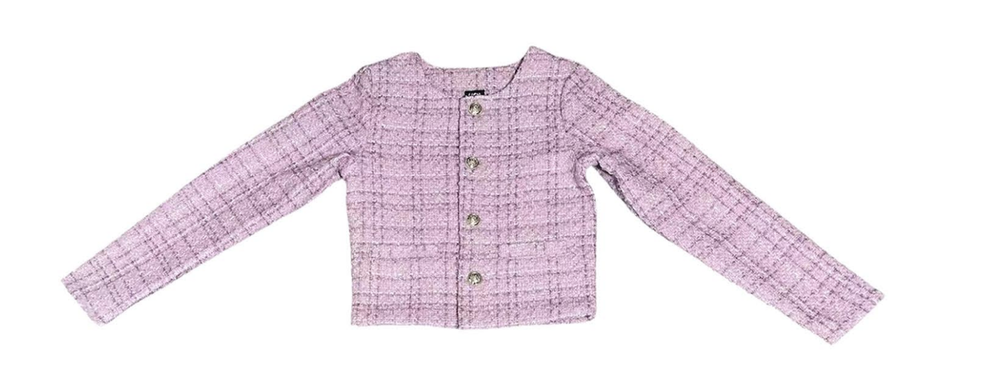 LO | Tween | Lavender Tweed Jacket