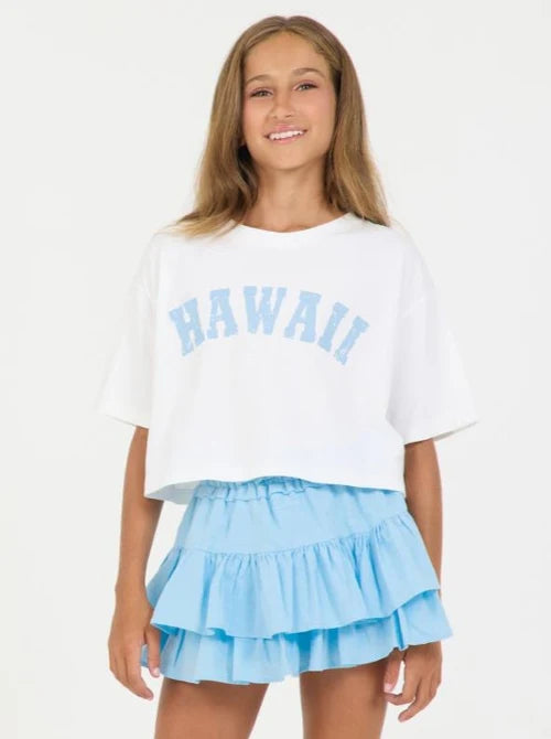 VH | Sky Blue Mini Ruffle Skort