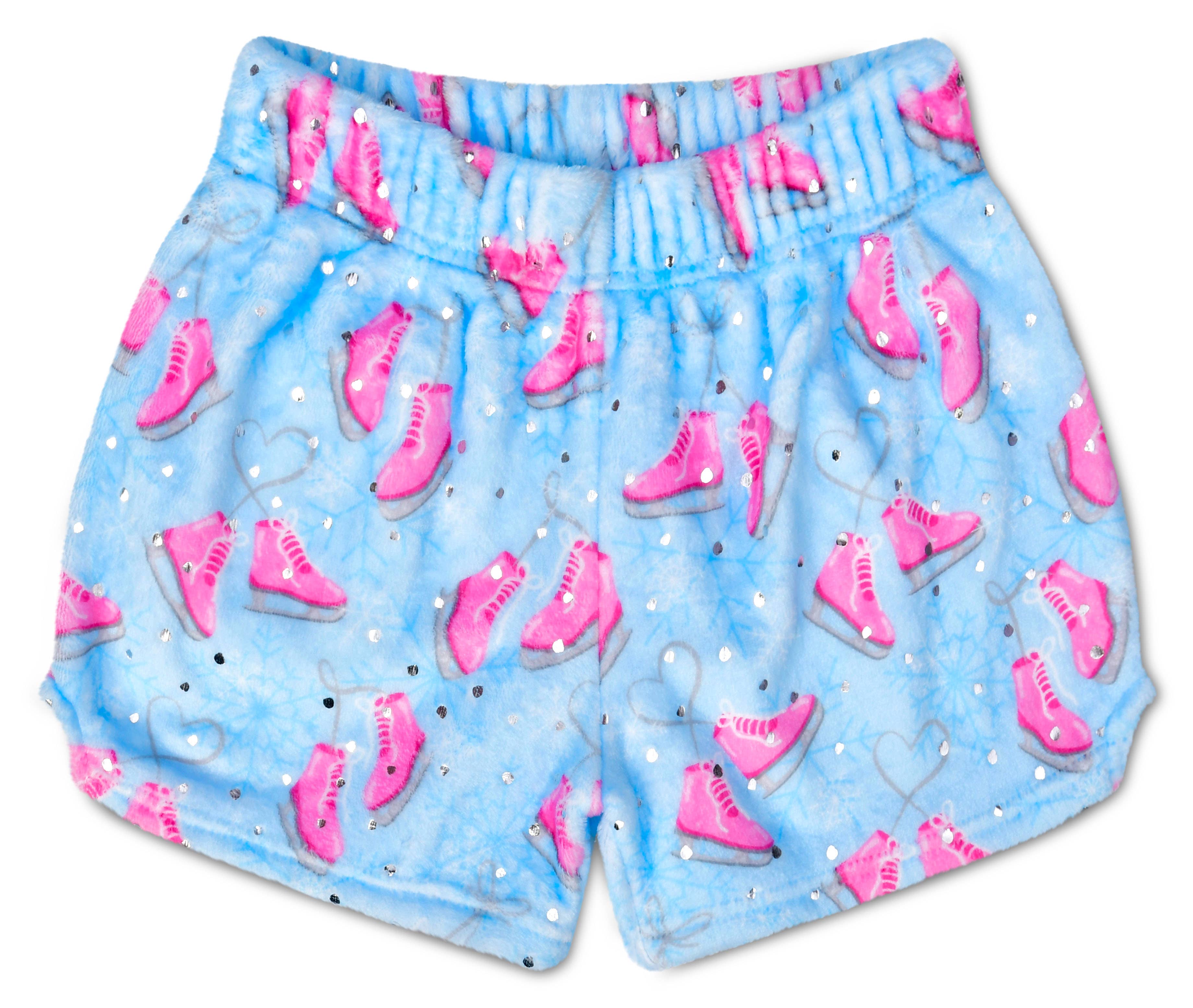 ISCRM | SIZE 14 SNOWY SKATES PLUSH SHORTS