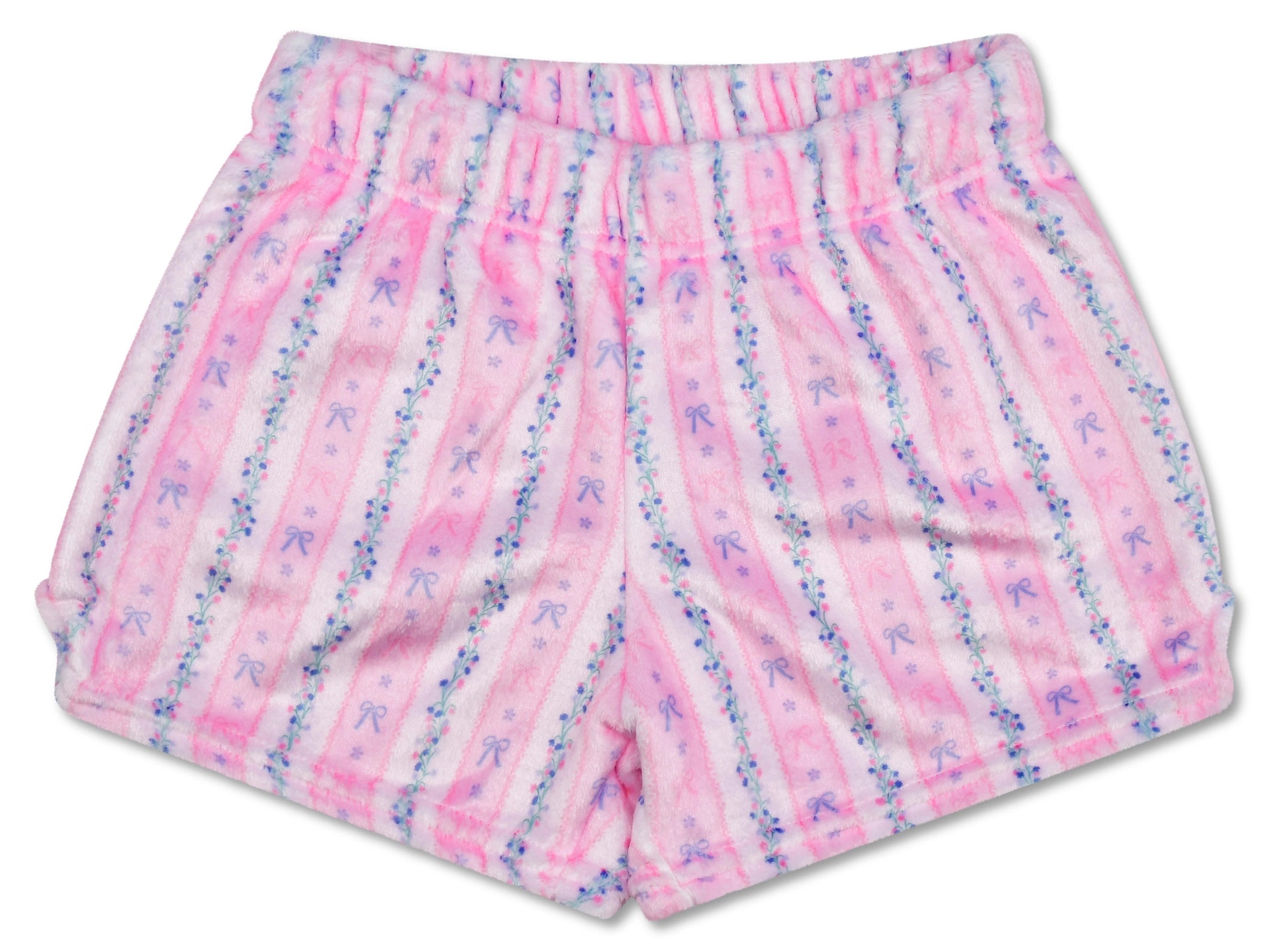 ISCRM | PLUSH SHORTS | Floral Stripes