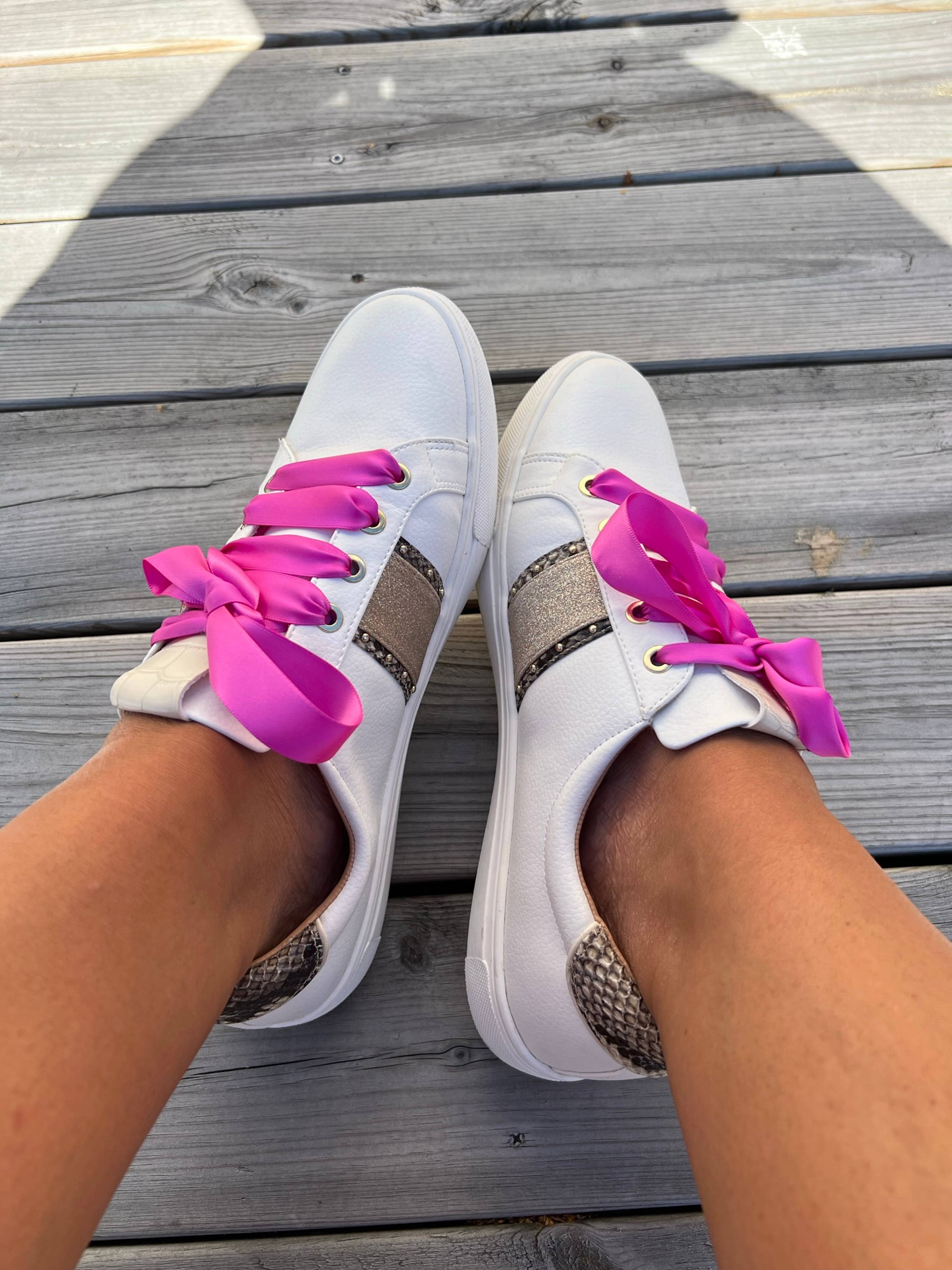 TSB | Pink Rose Silk - Shoelaces