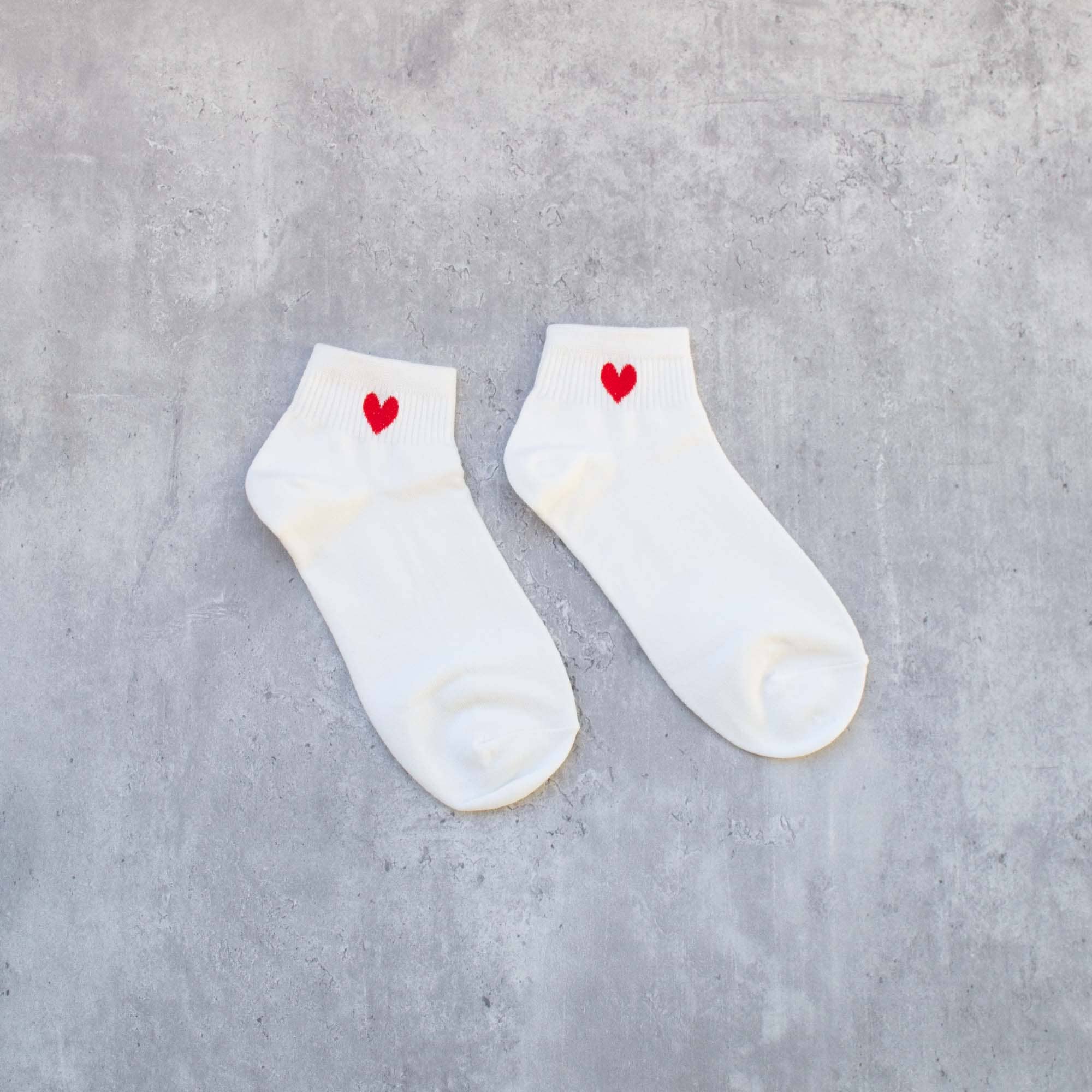 T | One Size | Mini Heart Ankle Socks