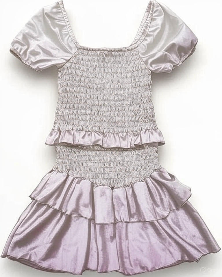CK |  Tween | Satin Smocked Lavender Dress