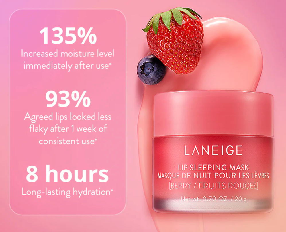 LP | LANEIGE MINI Berry Lip Sleeping Mask Treatment Balm Care