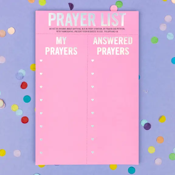 TE | Prayer List Notepad