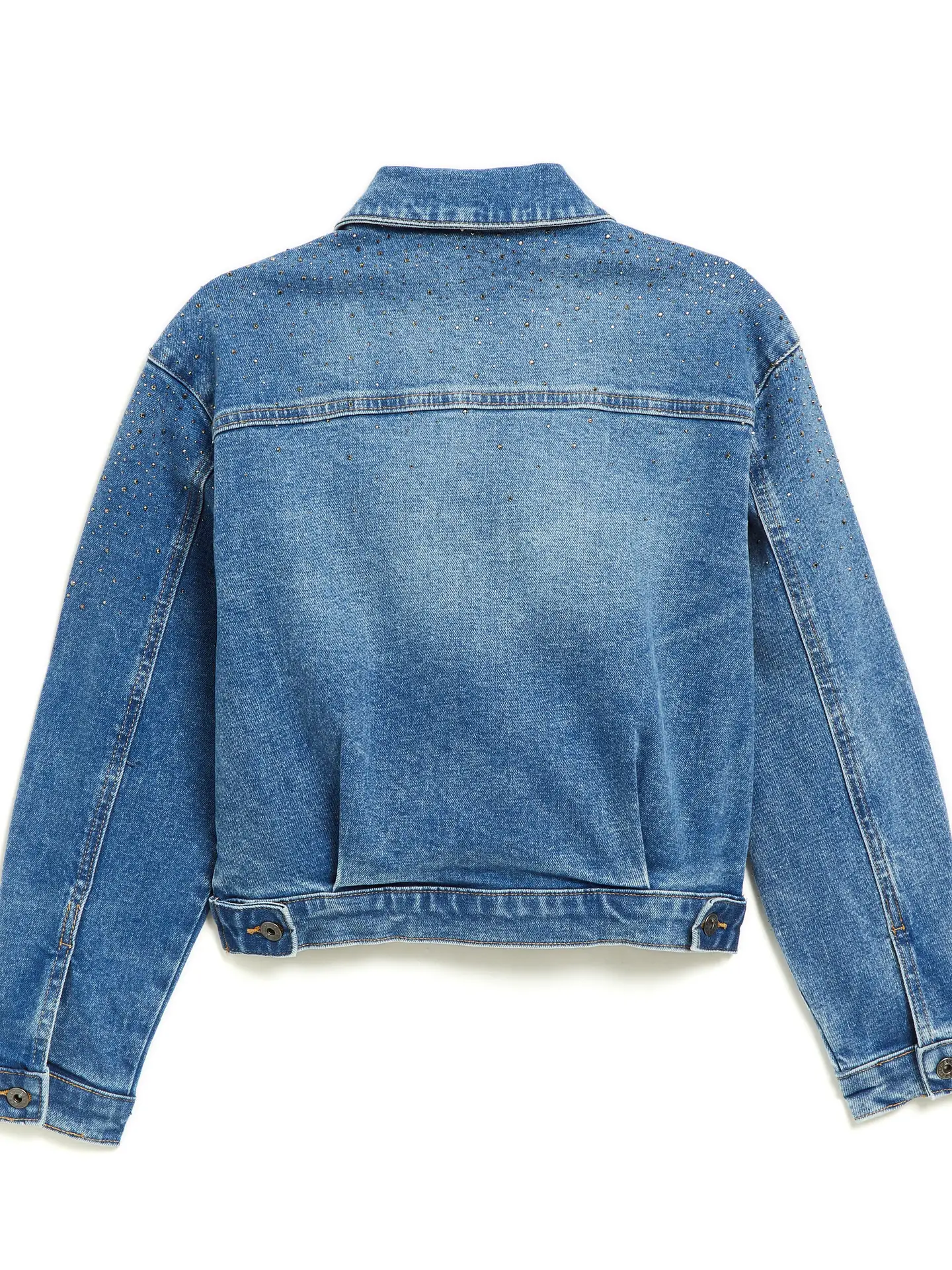 T | Patch Pocket Stud Denim Jacket