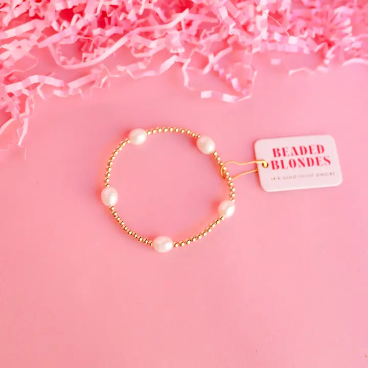 BB | Pearl Poppi Bracelet in Gold