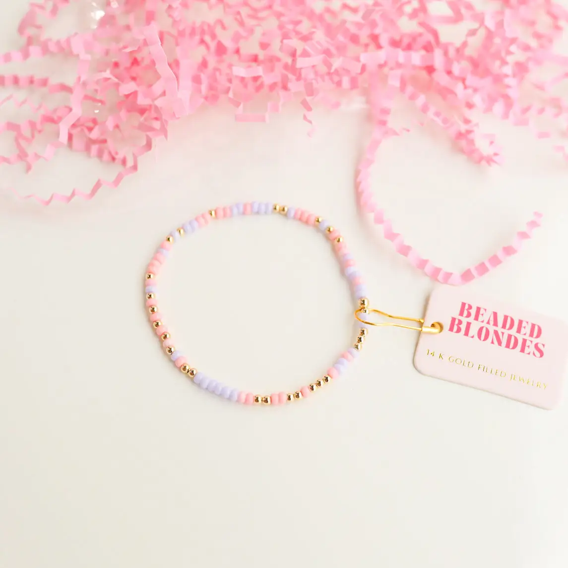 BB | Pink and Light Purple Sprinkle Bracelet