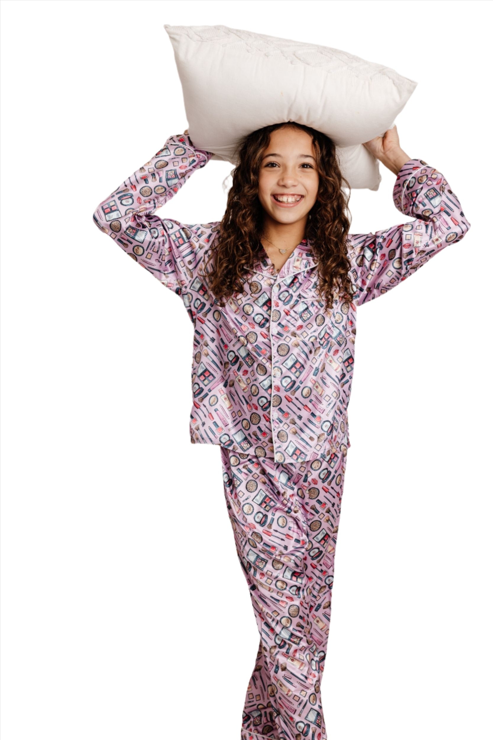 TS | Printed Silky PJ Set | Loungewear