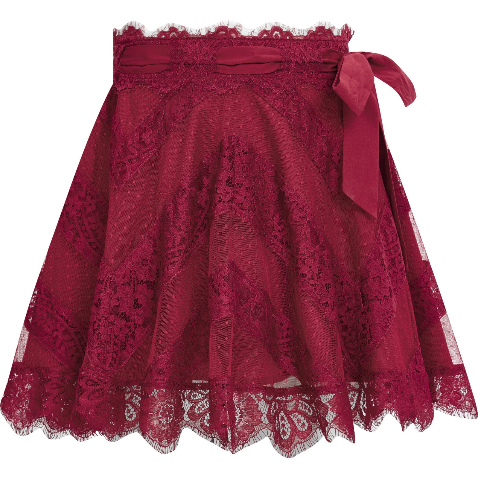 M | MADILYNN BERRY LACE SKIRT