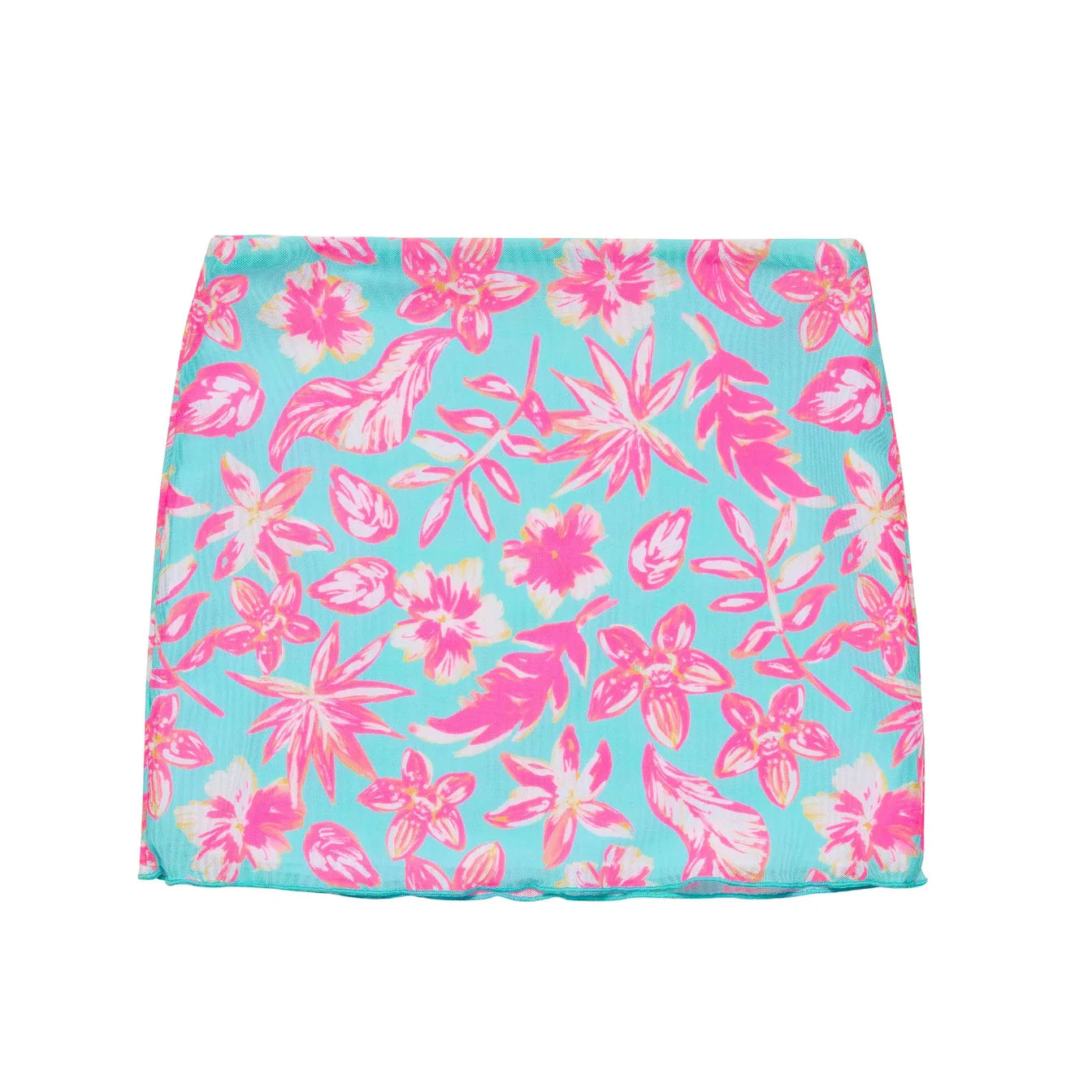 SR | Tropical Glow Teen Mini Skirt