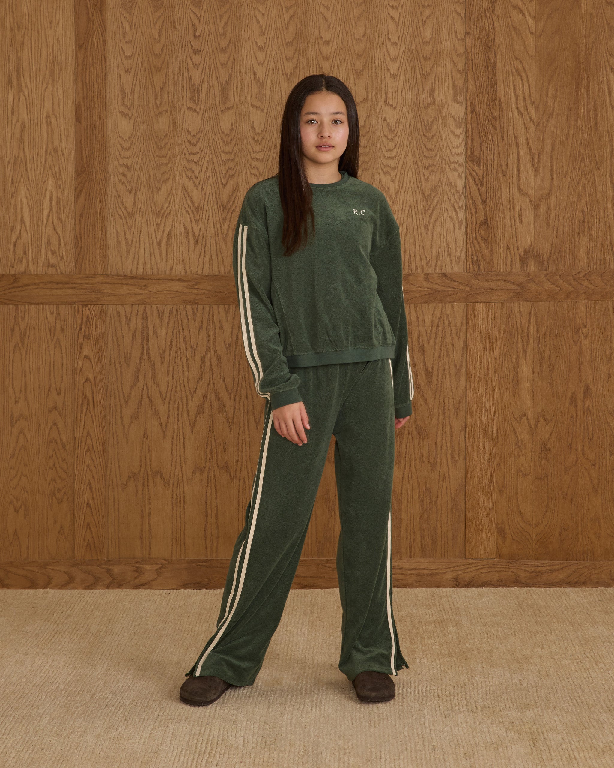 RC | Tween | TRACK PANT || GREEN